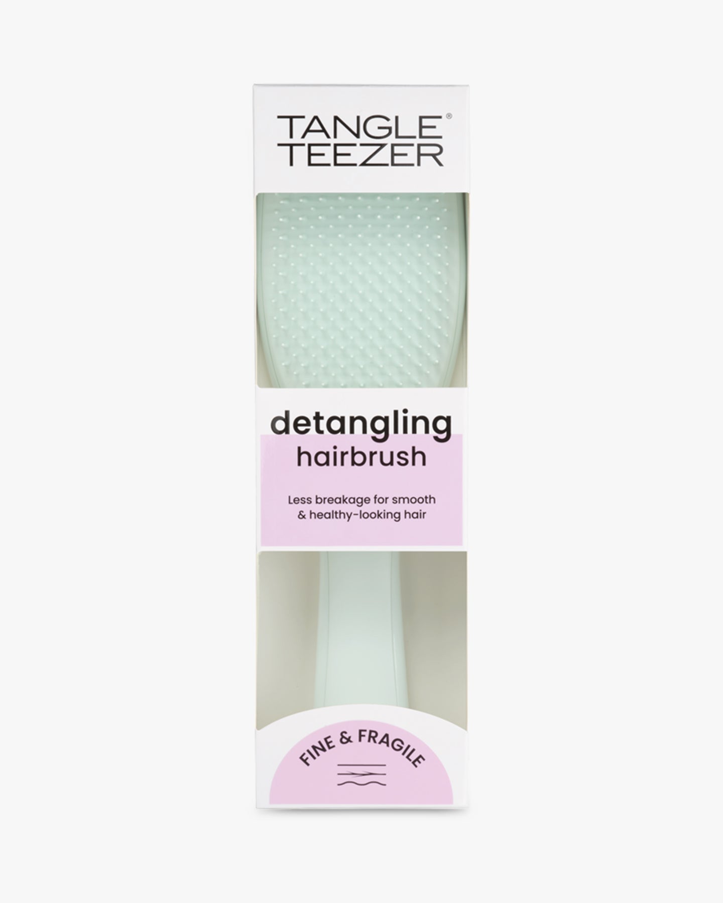 Tangle Teezer Detangling Hairbrush (Fine & Fragile) #Ice Blue BoxShot