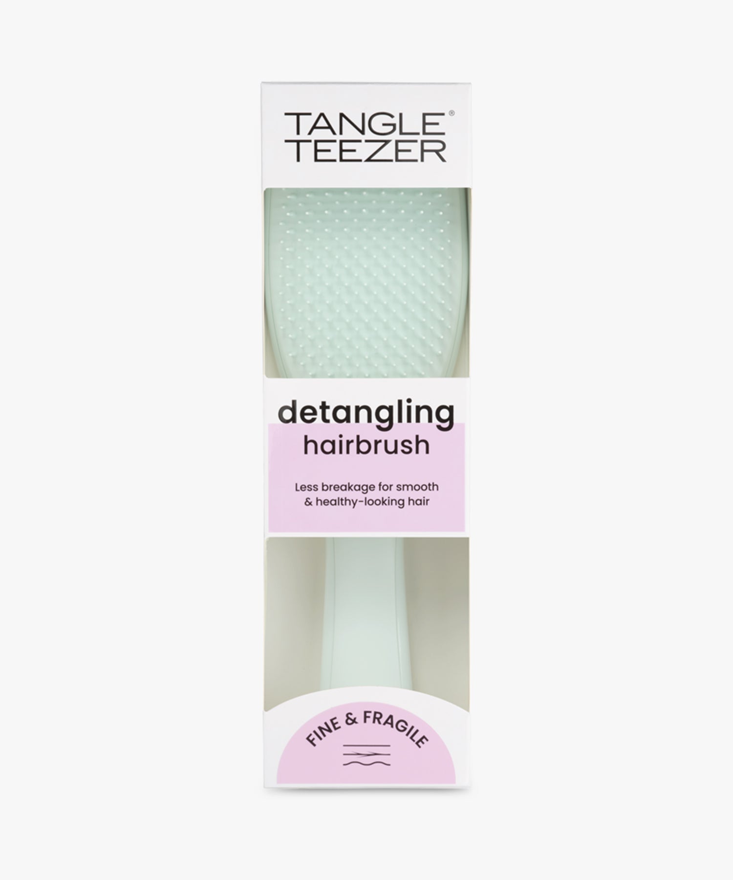 Tangle Teezer Detangling Hairbrush (Fine & Fragile) #Ice Blue BoxShot
