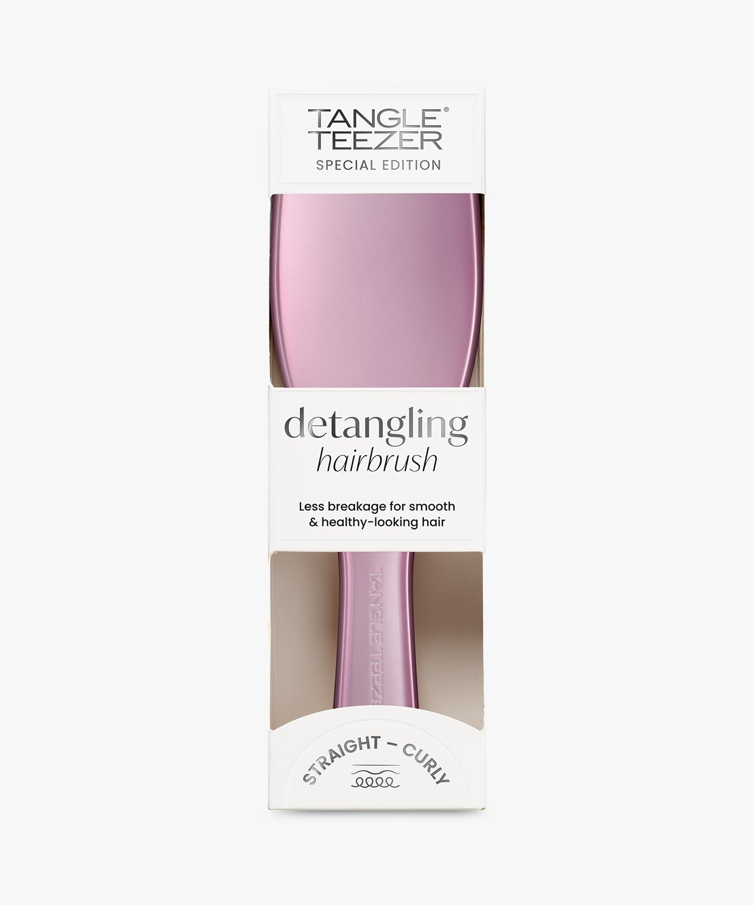 Tangle Teezer Special Edition Detangling Hairbrush (Straight-Curly) #Chrome Mauve Copper