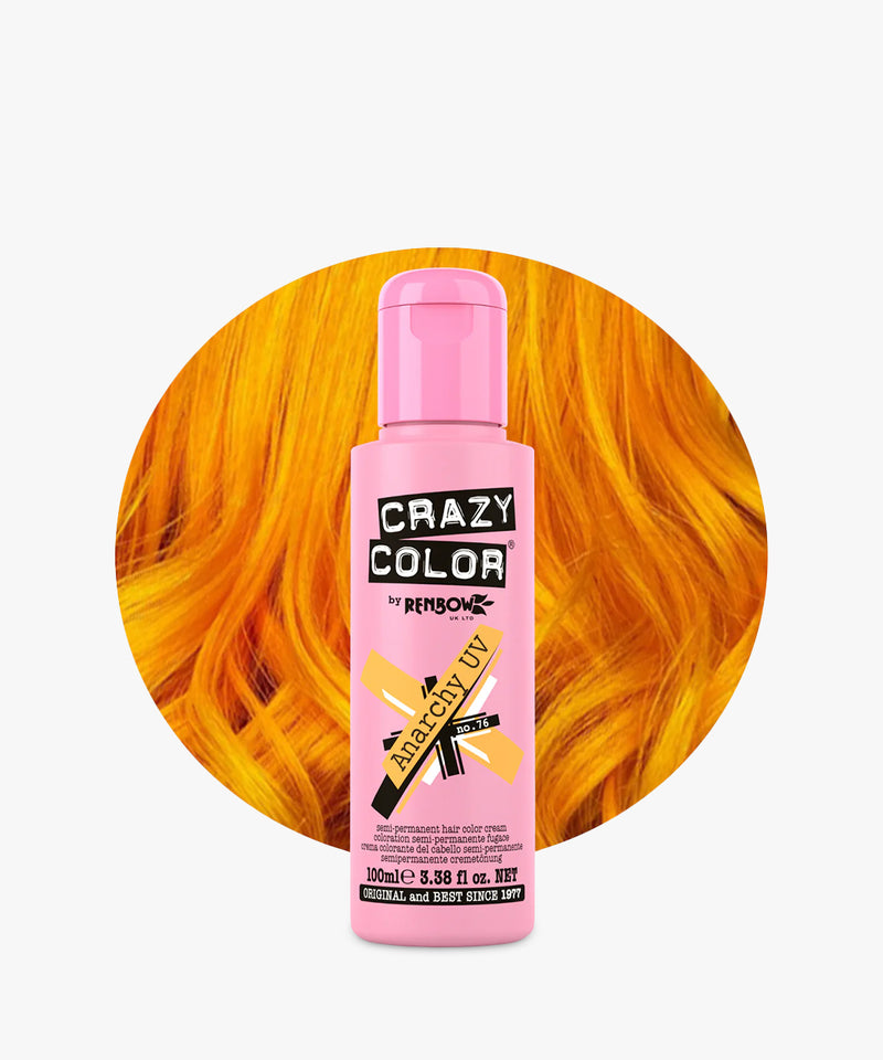 Crazy Color # 76 Anarchy UV (Neon Orange) 100 ml
