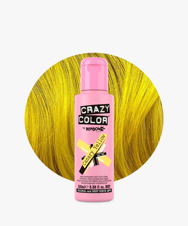 Crazy Color # 49 Canary Yellow 100 ml