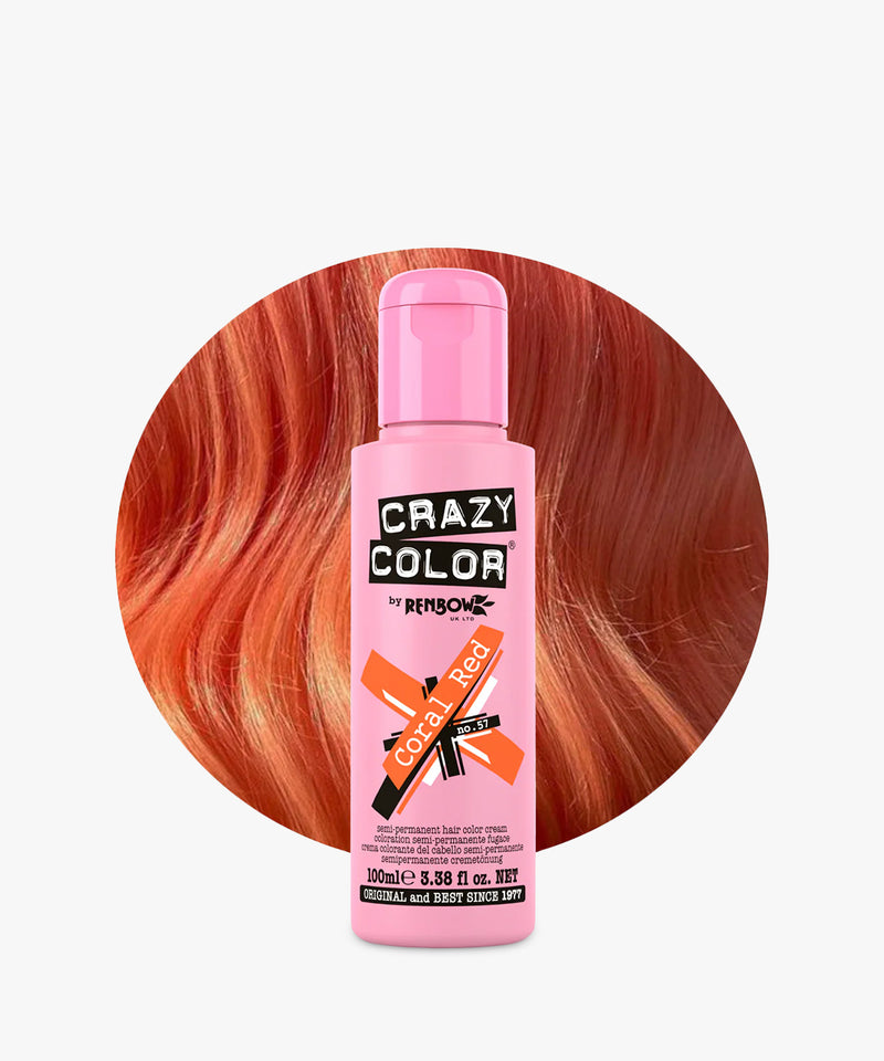 Crazy Color # 57 Coral Red 100 ml