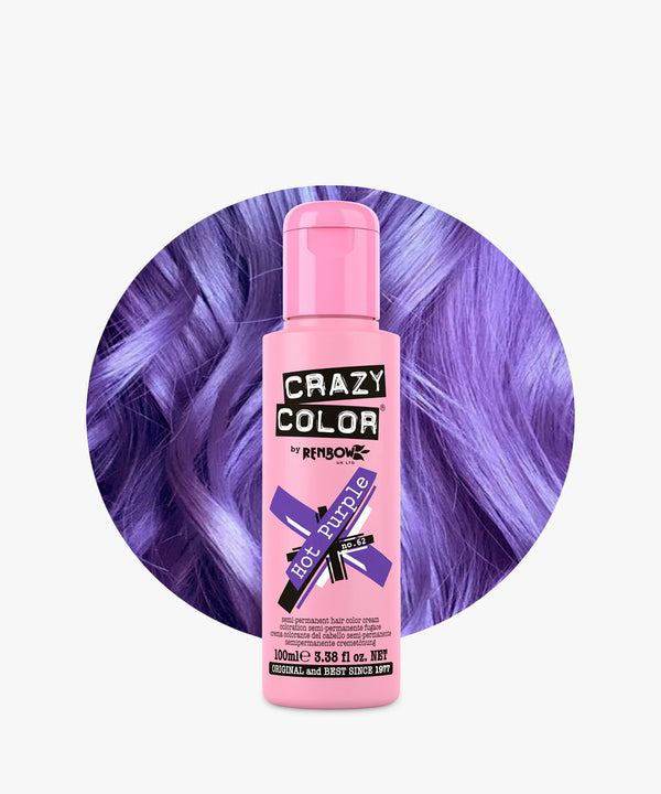 Crazy Color # 62 Hot Purple 100 ml
