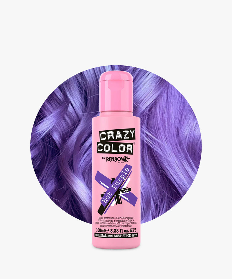 Crazy Color # 62 Hot Purple 100 ml