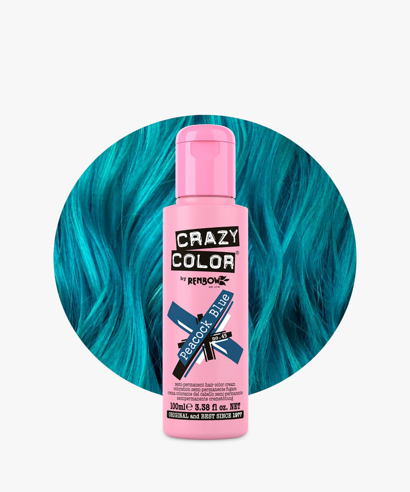 Crazy Color # 45 Peacock Blue 100 ml