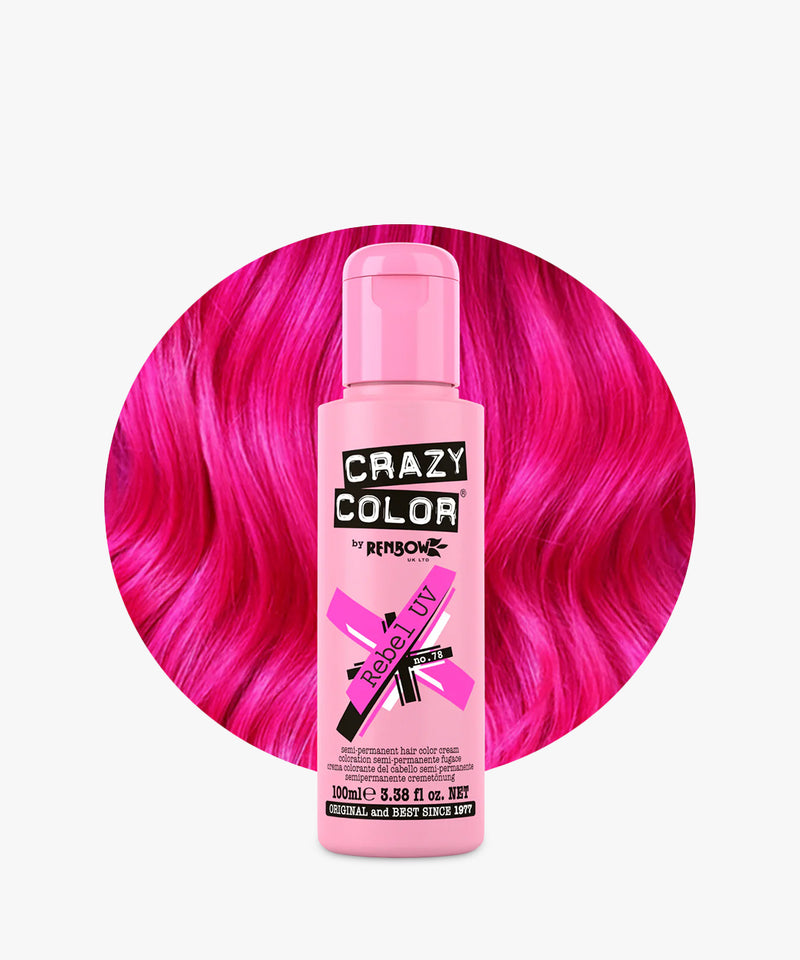 Crazy Color # 78 Rebel UV (Neon Pink) 100 ml