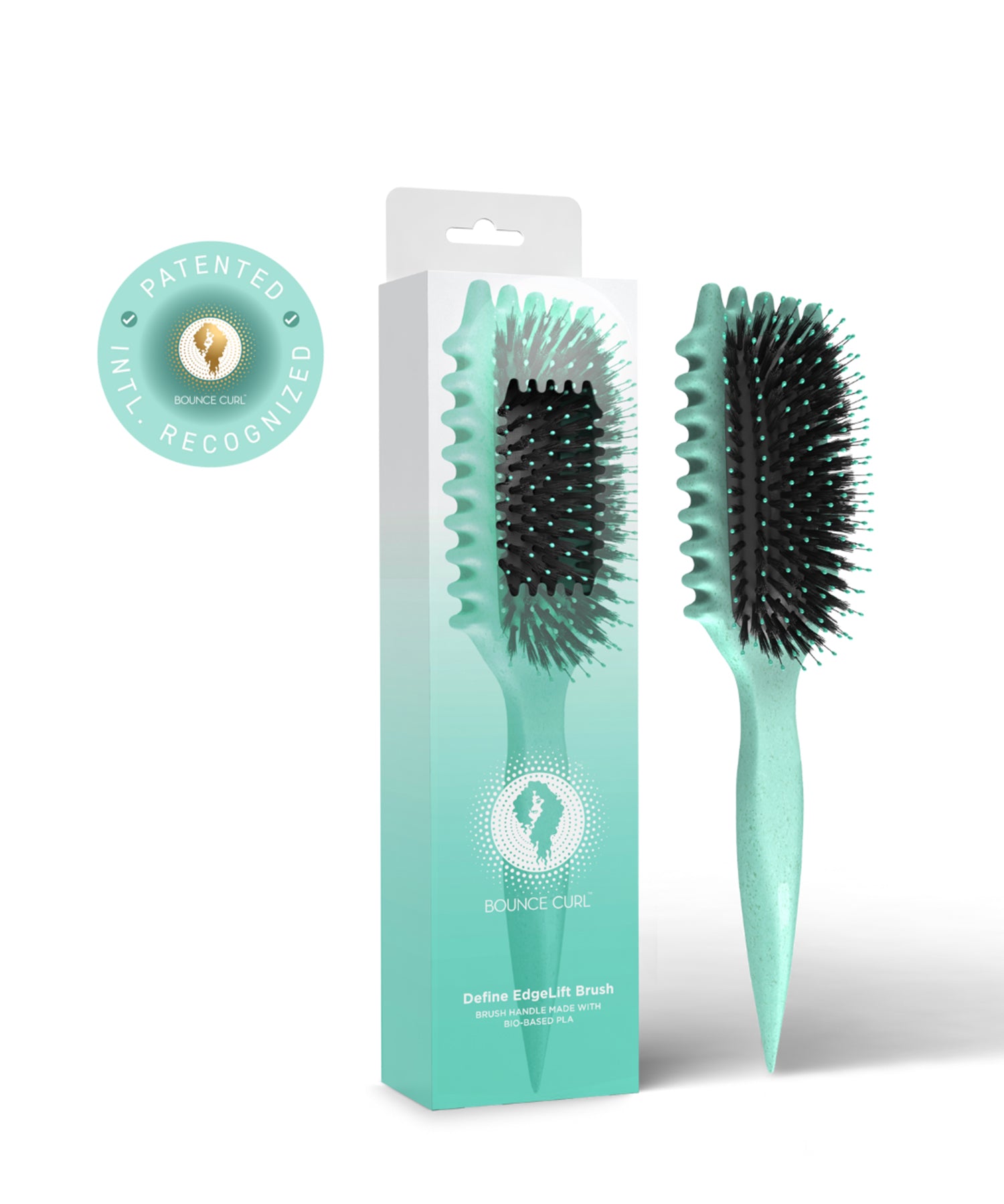 Bounce Curl Define EdgeLift Brush (Teal)