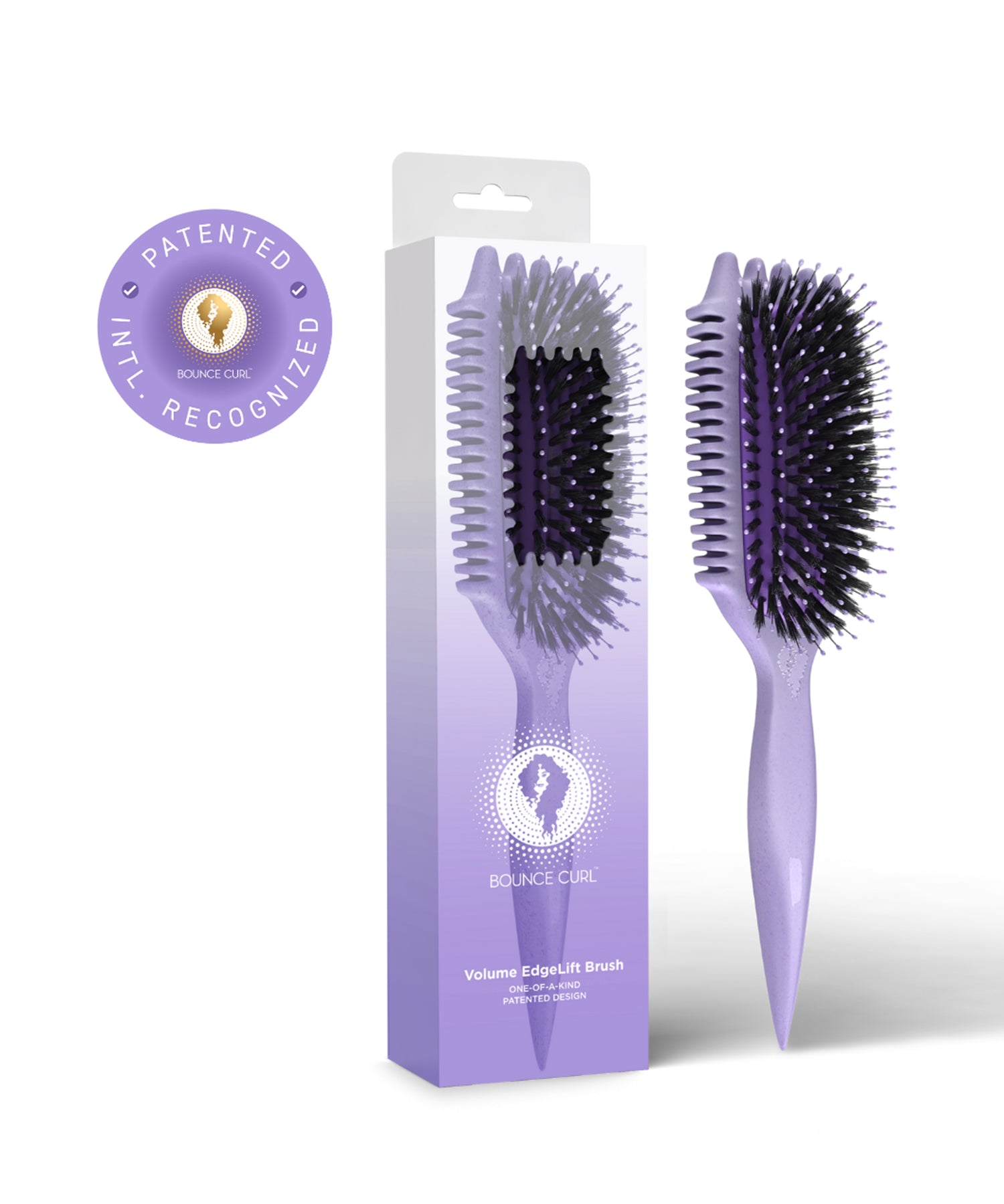 Bounce Curl Volume EdgeLift Brush (Purple)