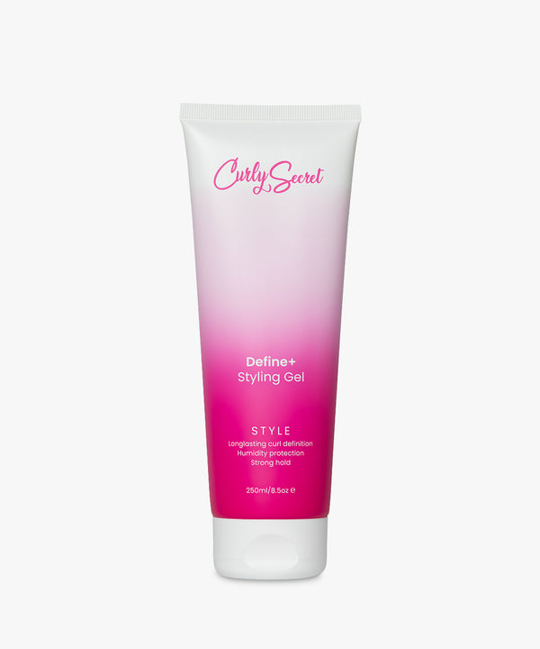 CurlySecret Define+ Styling Gel, stylinggel voor waves, krullen en coils
