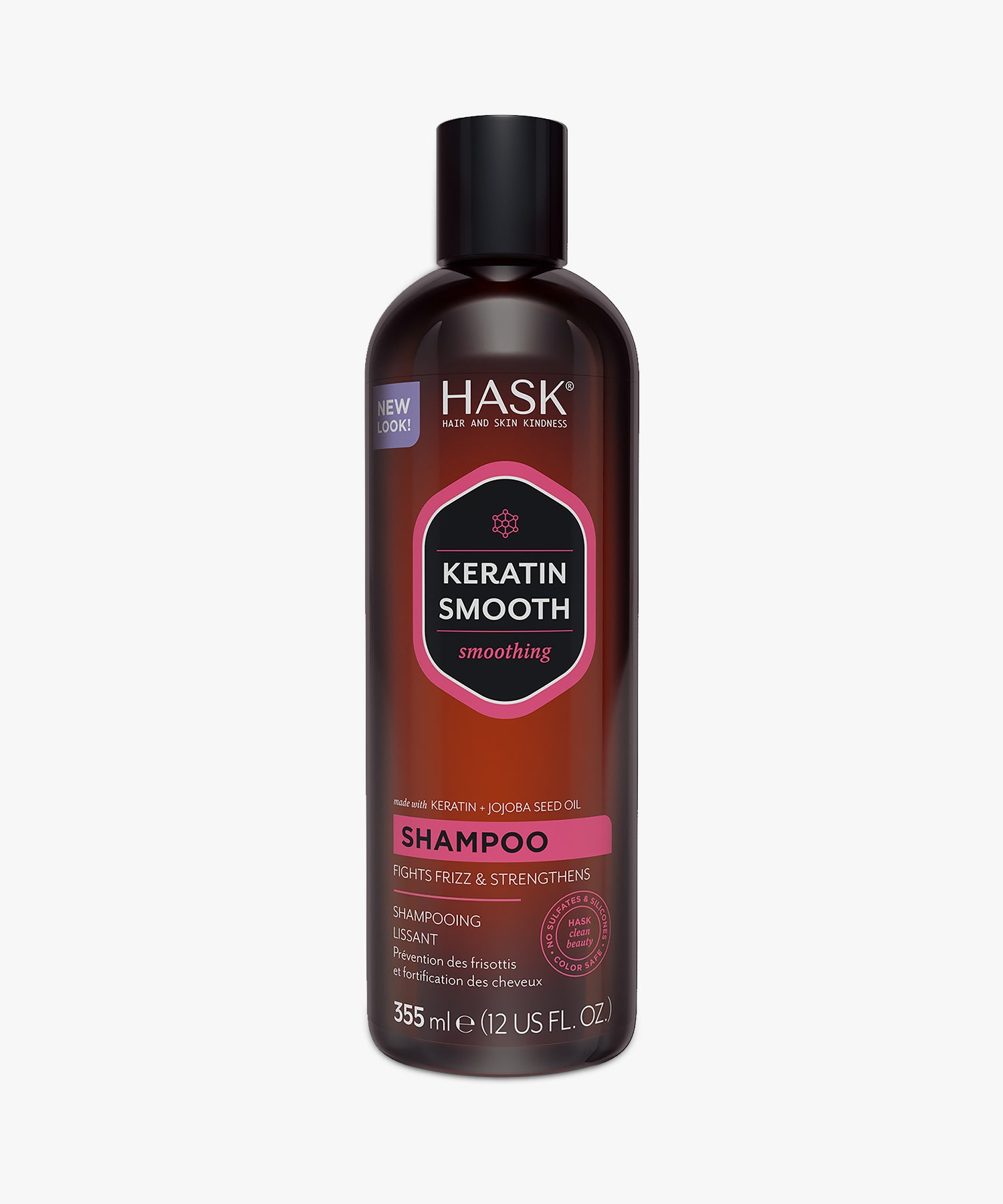 Hask Keratin Smooth Smoothing Shampoo 355 ml