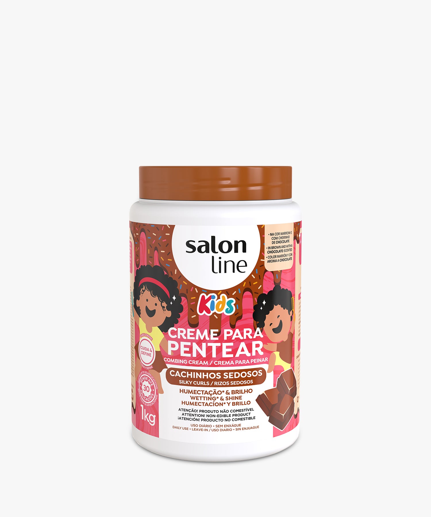 Salon Line Kids Cachinhos Sedosos (Silky Curls) Combing Cream 1 KG