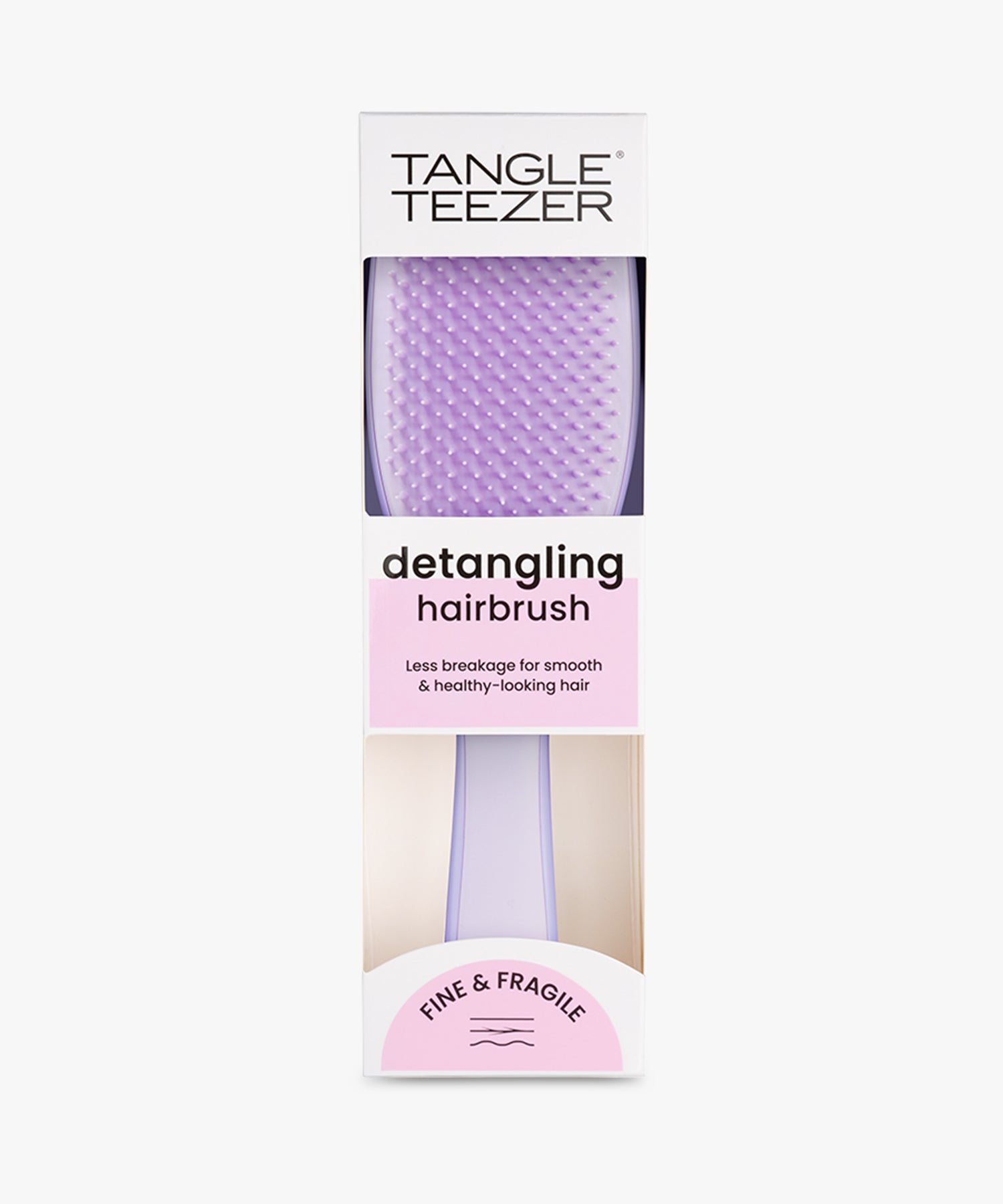 Tangle Teezer Detangling Hairbrush (Fine & Fragile) #Hypnotic Heather BoxShot