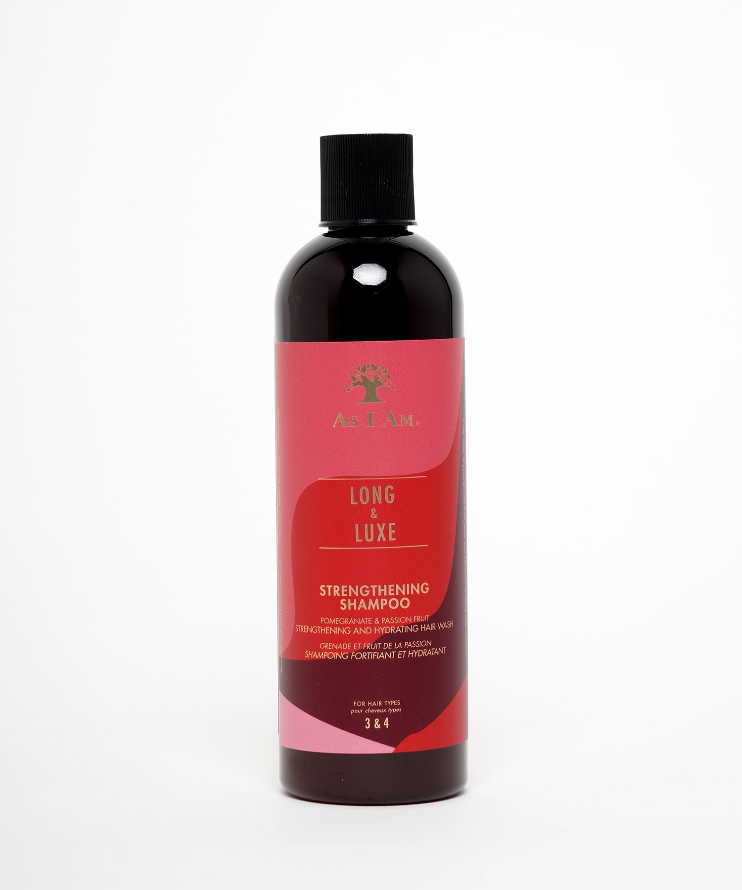 Sulfaatvrije versterkende shampoo – As I Am Long & Luxe met granaatappel extract