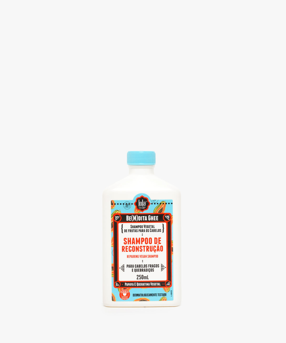Lola From Rio Be(m)dita Ghee Repairing Vegan Shampoo (Papaya & Queratina Vegetal) 250 ml