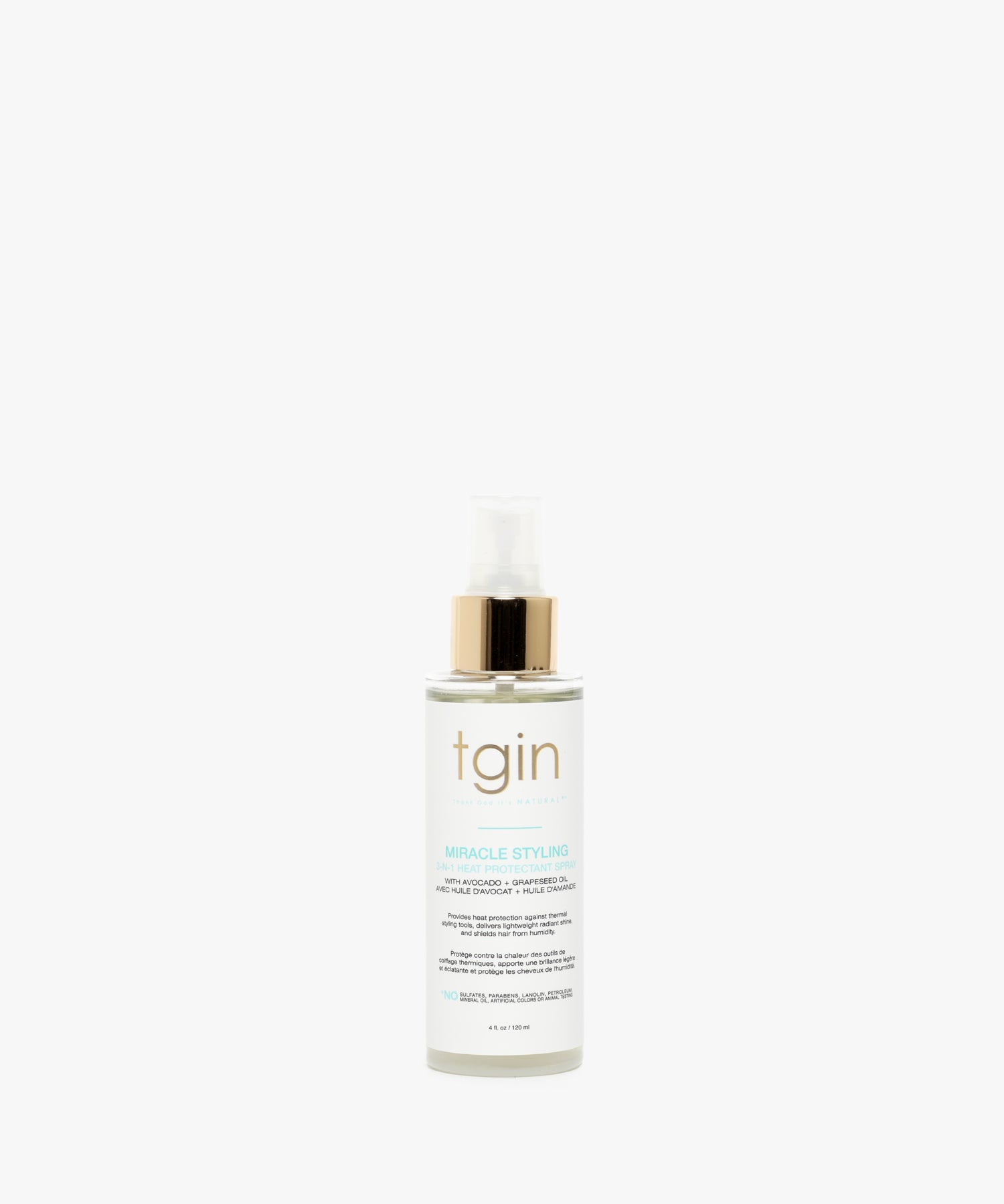 TGIN Miracle Styling 3-N-1 Heat Protectant Spray 120 ml
