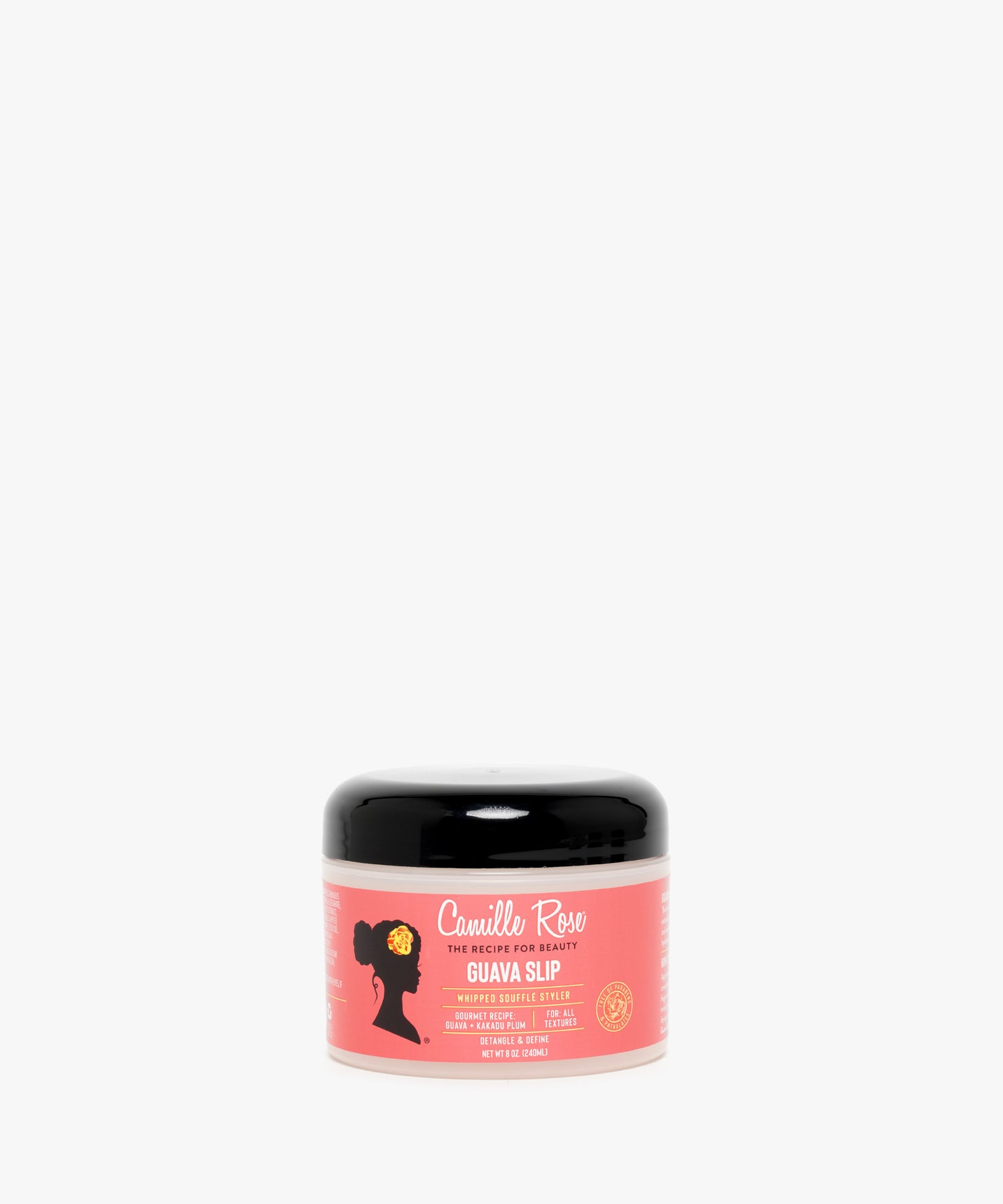 Camille Rose Guava Slip Styler 240 ml – voedende en hydraterende stylingcrème voor natuurlijk haar, vegan en zonder schadelijke ingrediënten.
