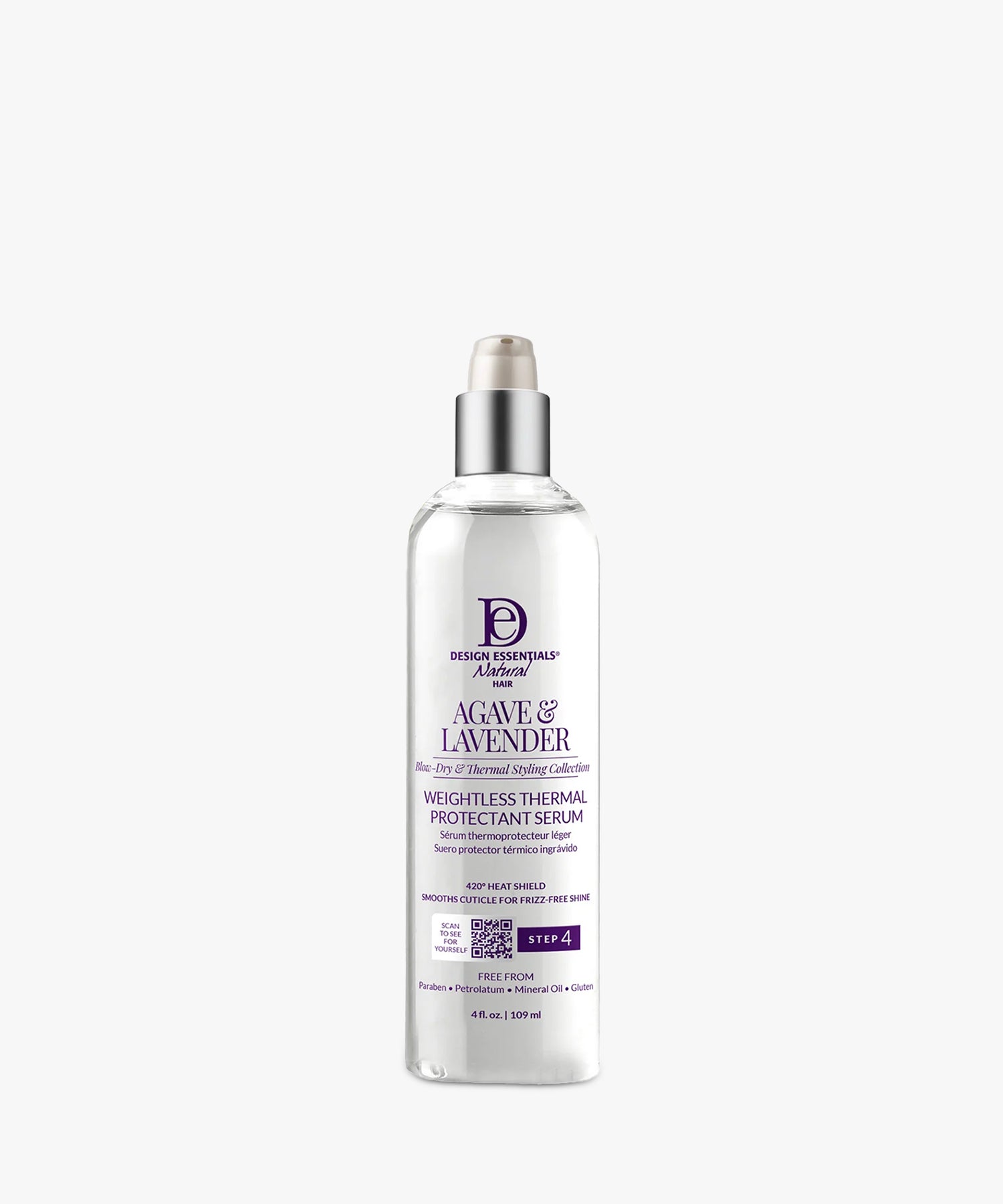 Design Essentials Agave & Lavender Weightless Thermal Protectant Serum 109 ml