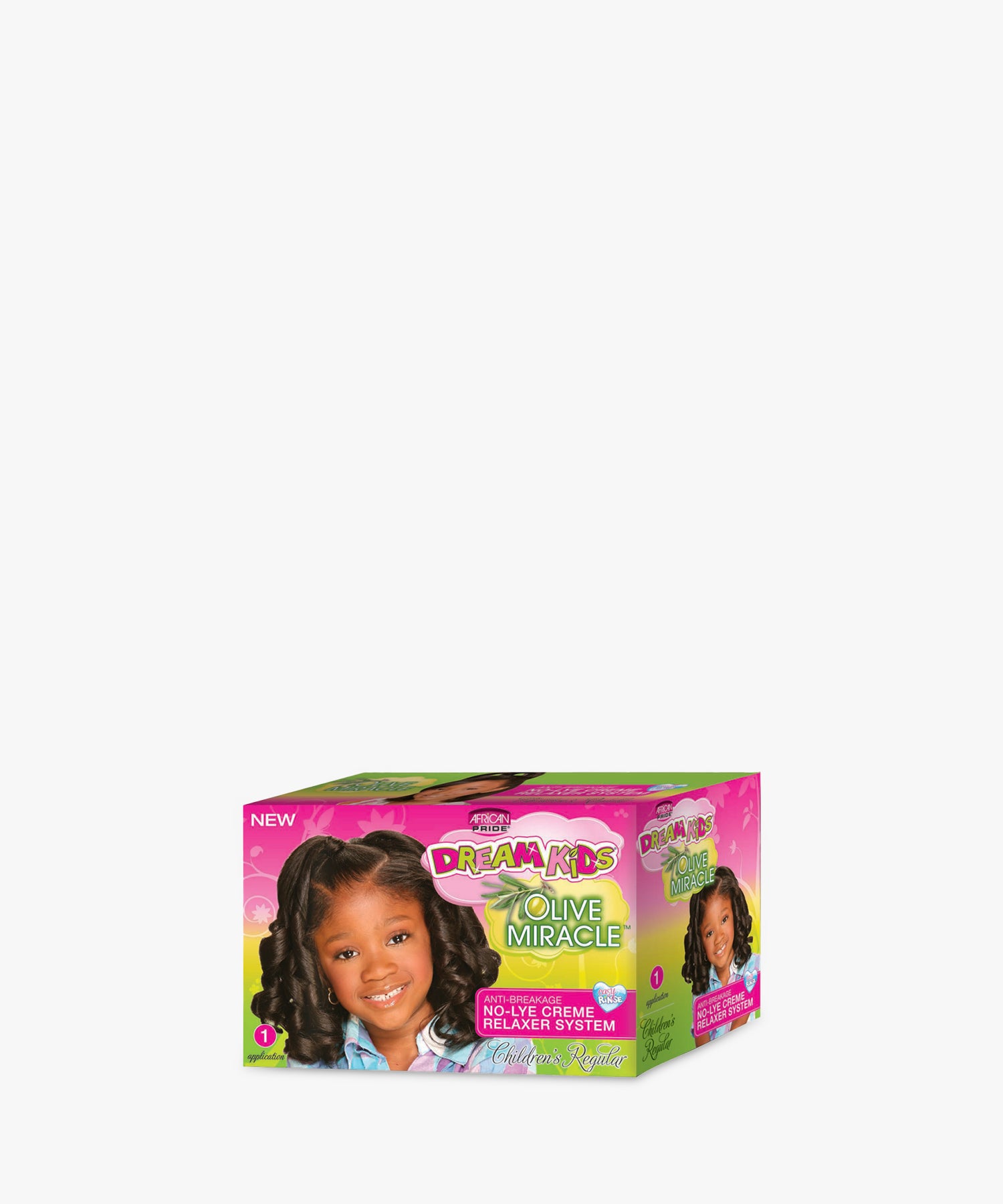 African Pride Dreamkids Olive Miracle No-Lye Creme Relaxer System (Regular) (1 Application)