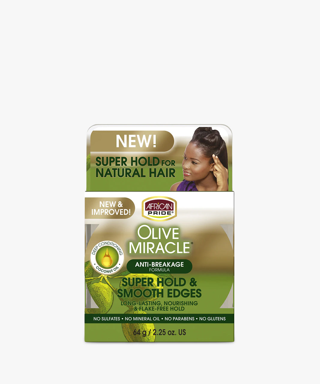 African Pride Olive Miracle Super Hold & Smooth Edges 64 gr.