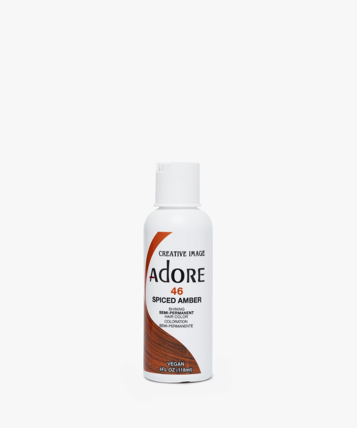 Adore Haarkleur 46 Spiced Amber 118 ml – semipermanente vegan haarkleur zonder peroxide, eenvoudig in gebruik