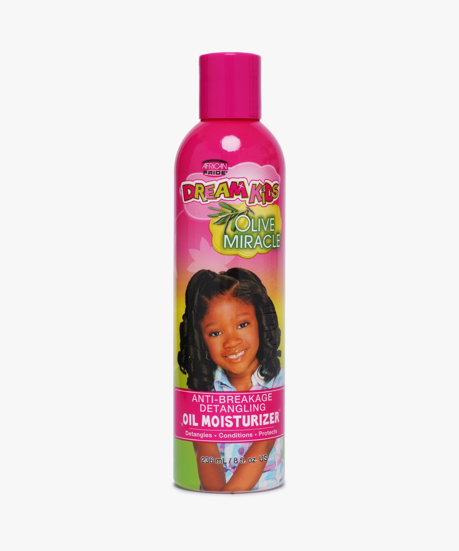 African Pride Dreamkids Olive Miracle Anti-Breakage Detangling Oil Moisturizer 236 ml