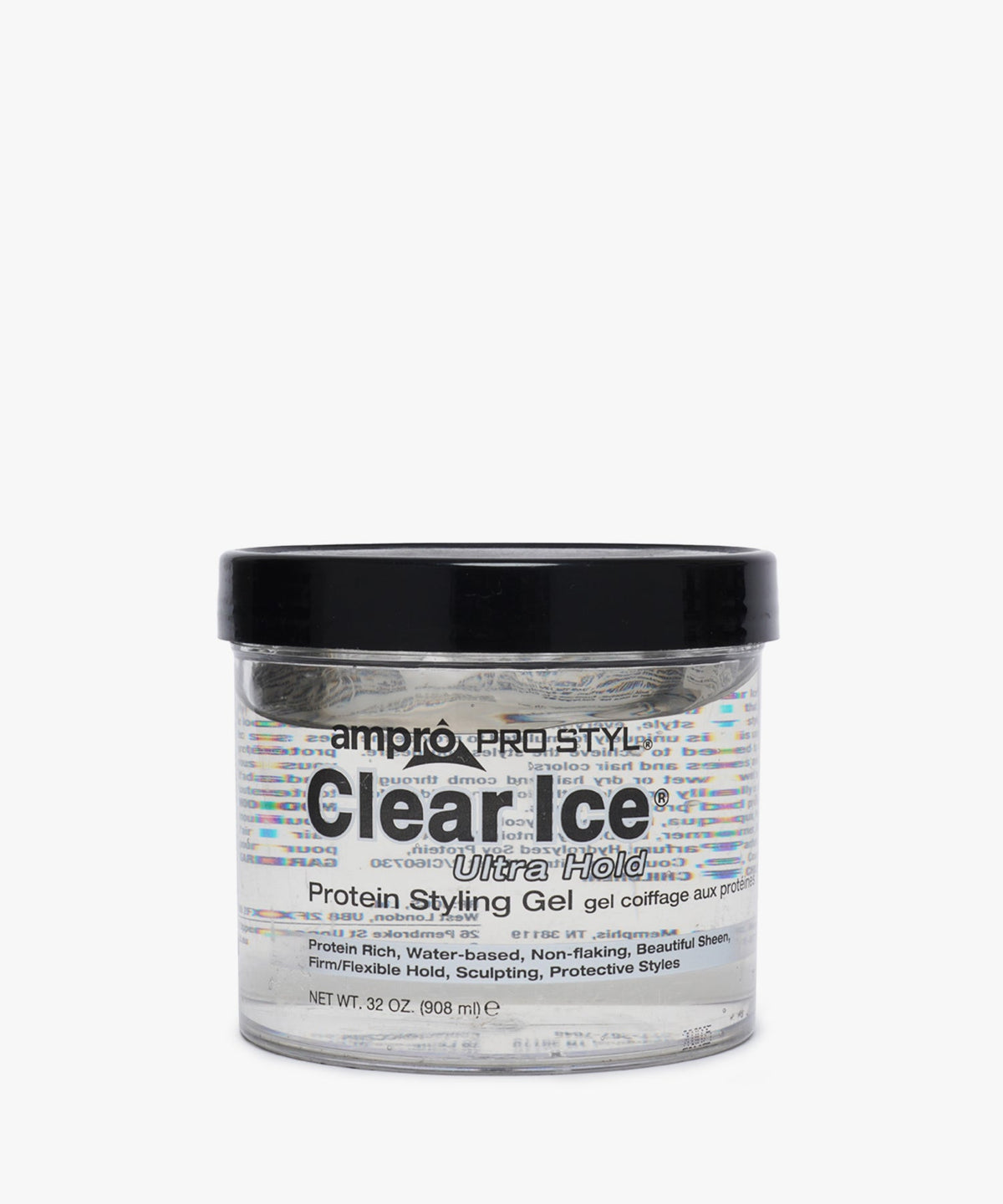 Ampro Pro Styl Clear Ice Protein Styling Gel (Ultra Hold) 908 ml