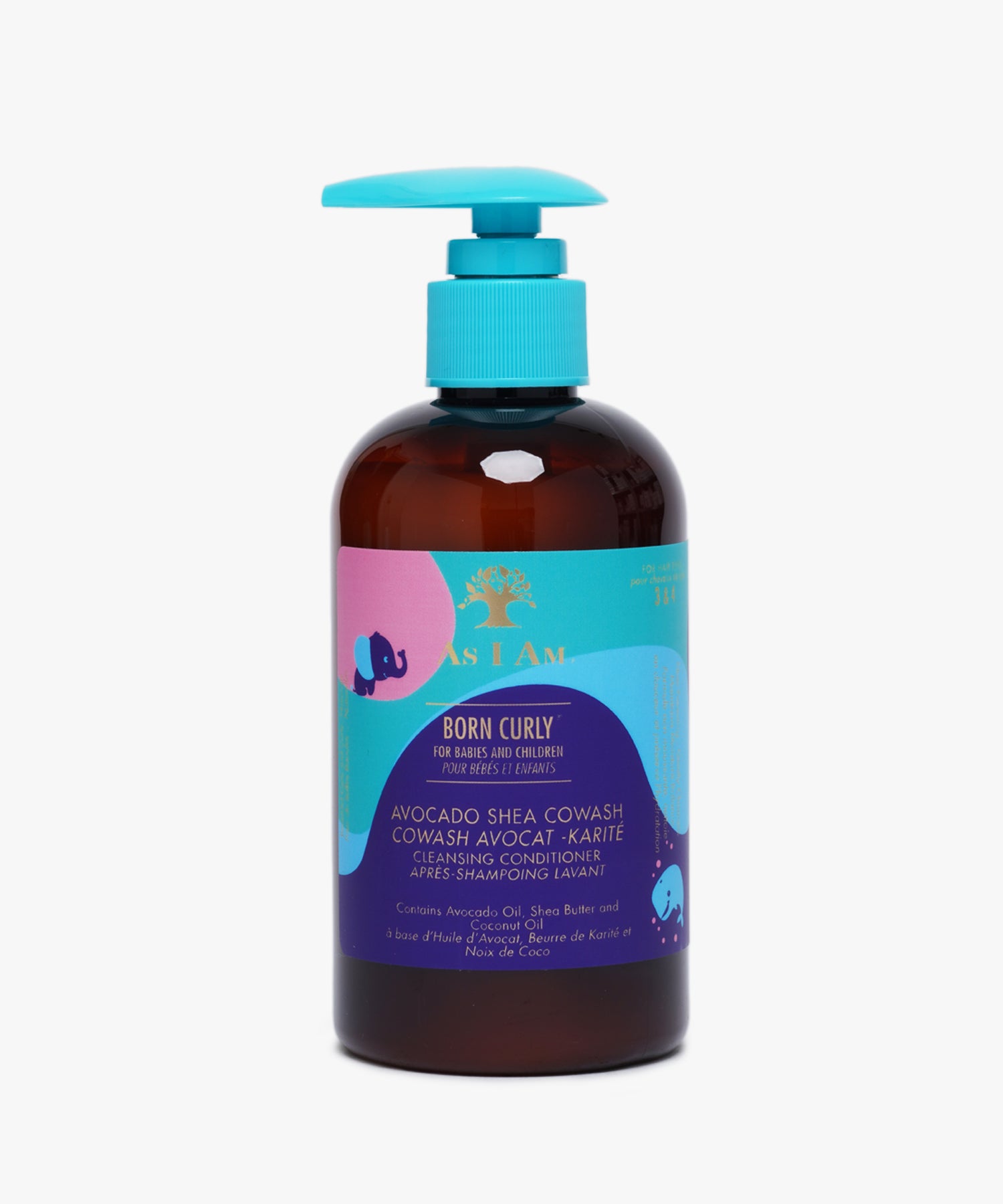 As I Am Born Curly Cowash 240 ml – milde avocado shea cowash voor kinderen