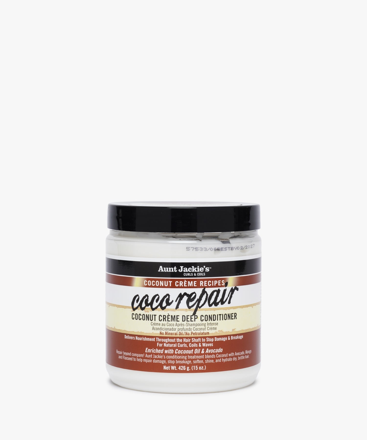 Aunt Jackie's Coconut Creme Recipes Coco Repair Coconut Creme Deep Conditioner 426 gr.
