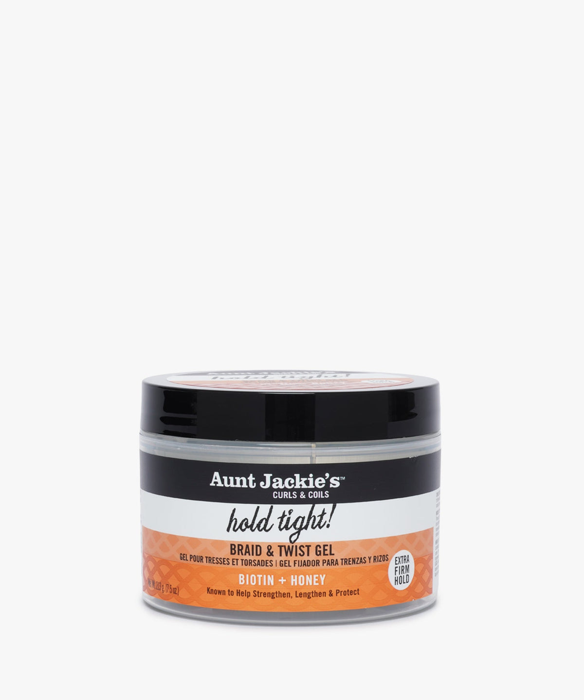 Aunt Jackie's Curls & Coils Hold Tight! Braid & Twist Gel (Biotin + Honey) 213 gr.