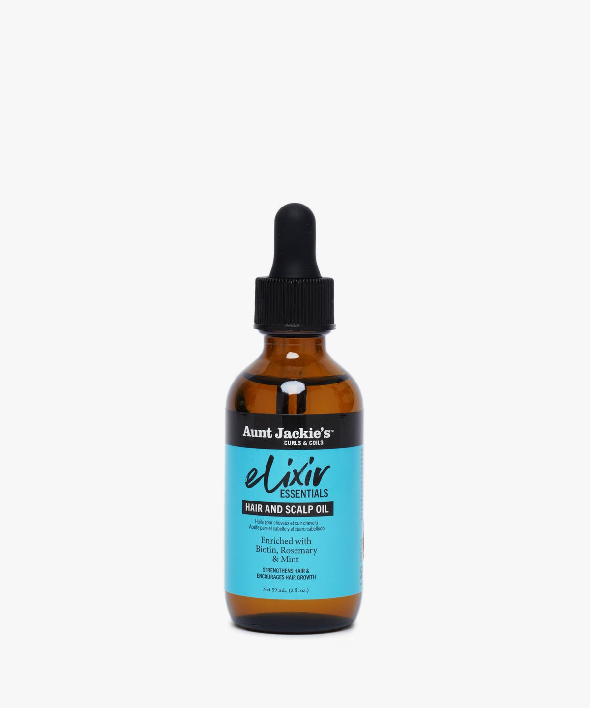 Aunt Jackie's Elixir Biotin Rosemary Mint Oil 59 ml