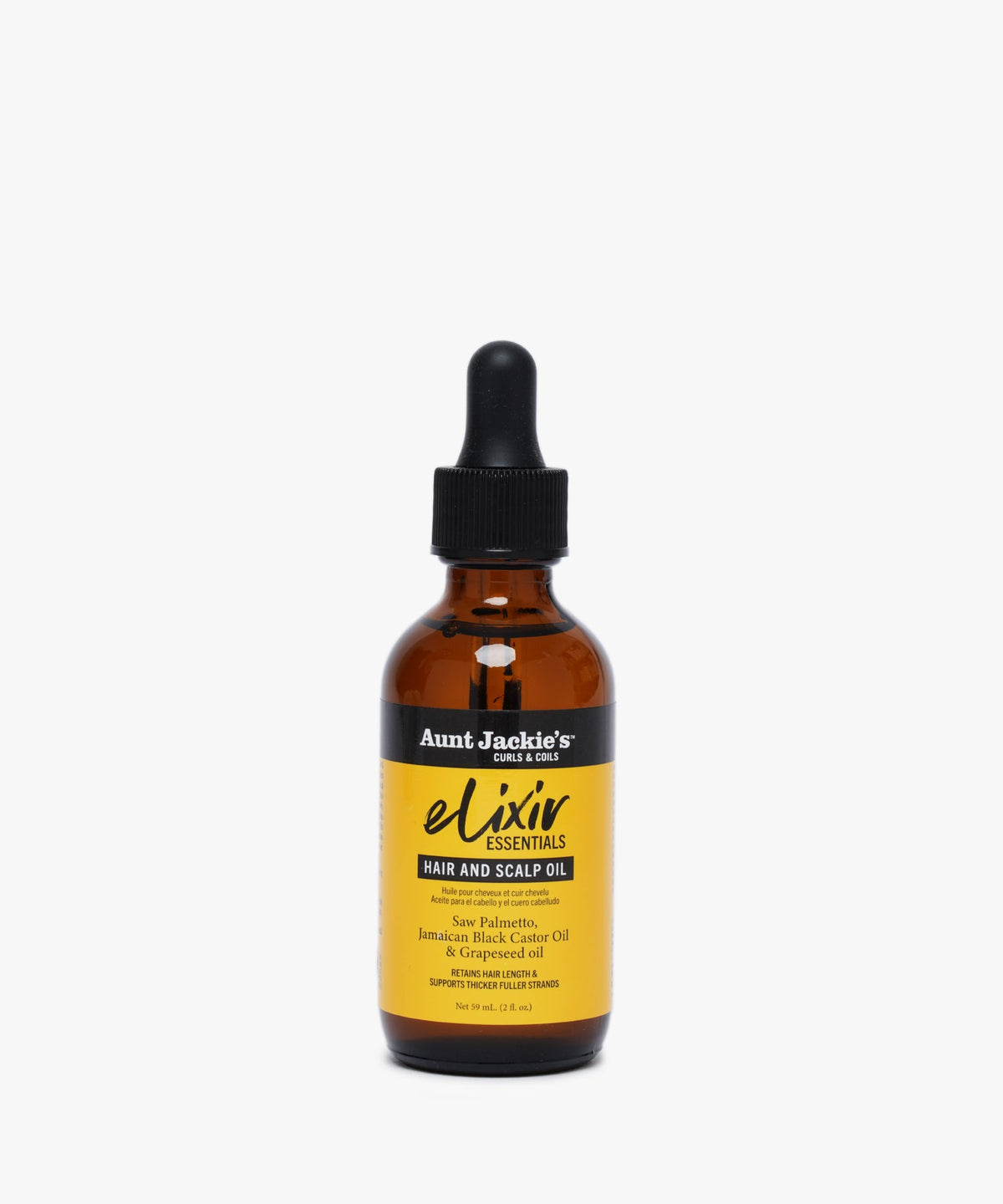Aunt Jackie's Elixir Saw Palmetto, JBC Oil & Grapeseed Oil 59 ml
