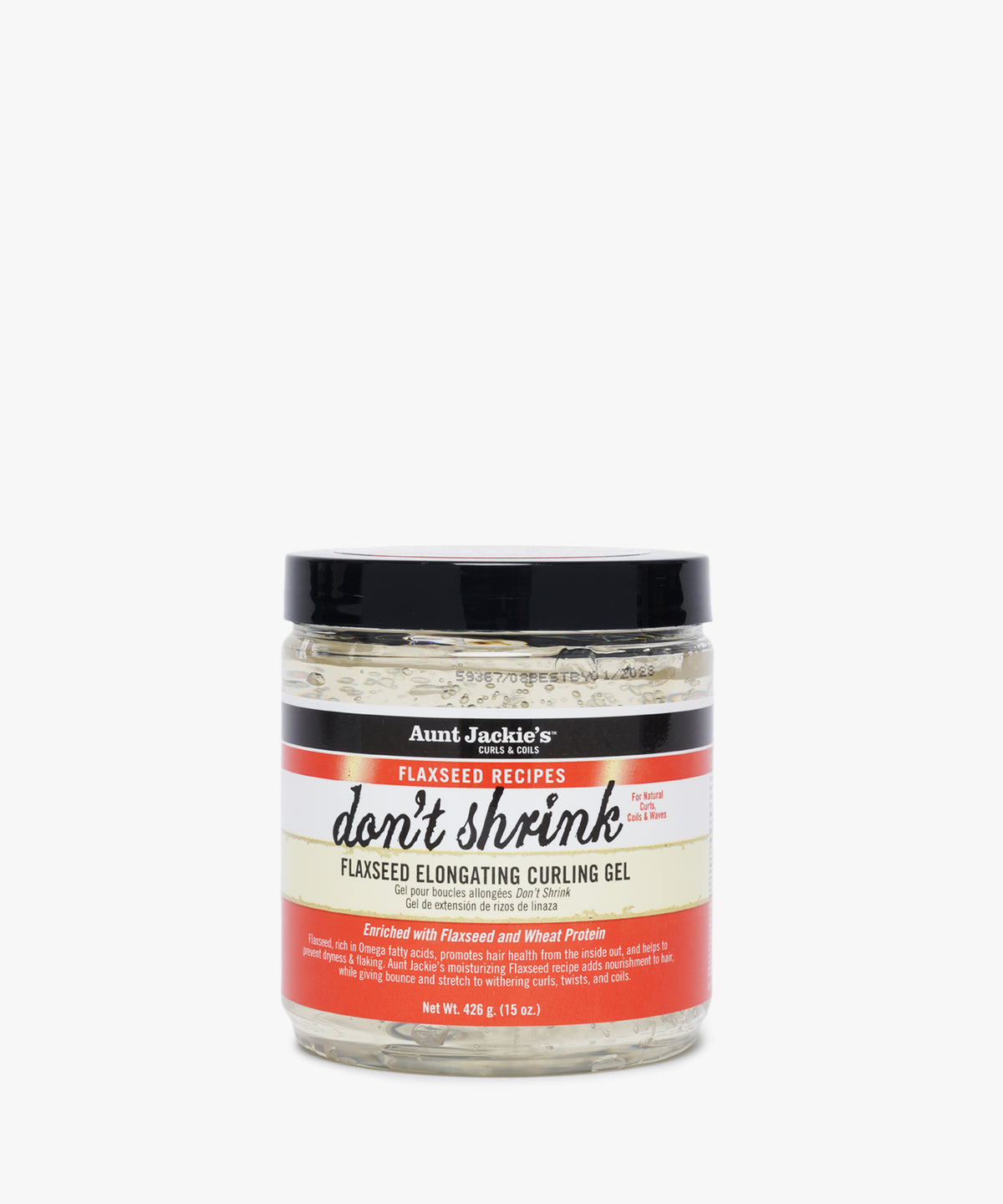 Aunt Jackie's Flaxseed Recipes Don't Shrink Flaxseed Elongating Curling Gel 426 gr.