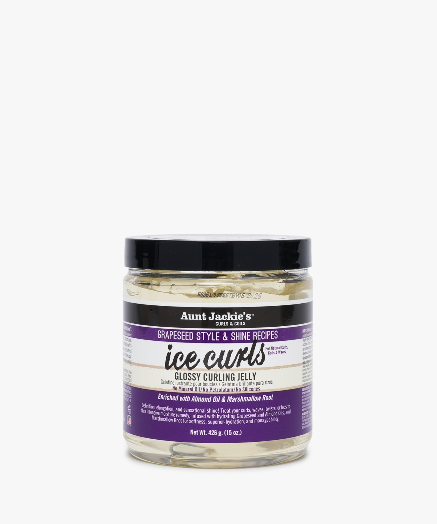 Aunt Jackie's Grapeseed Style & Shine Recipes Ice Curls Glossy Curling Jelly 511 gr.
