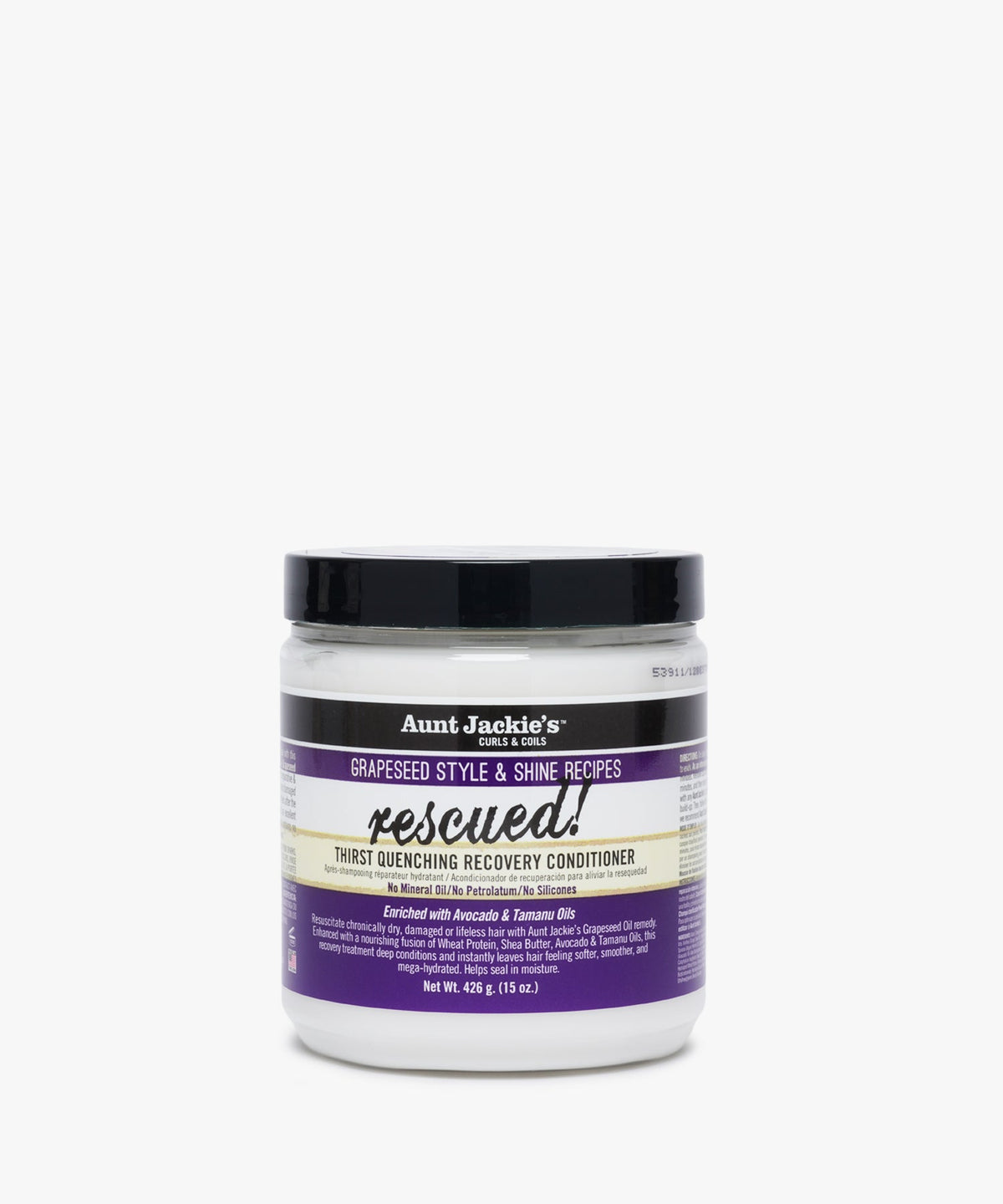 Aunt Jackie's Grapeseed Style & Shine Recipes Rescued Thirst Quenching Recovery Conditioner 426 gr.