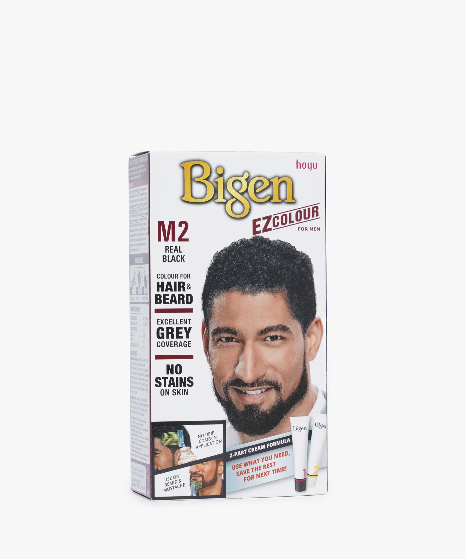 Bigen EZ Colour for Hair & Beard #M2 Real Black