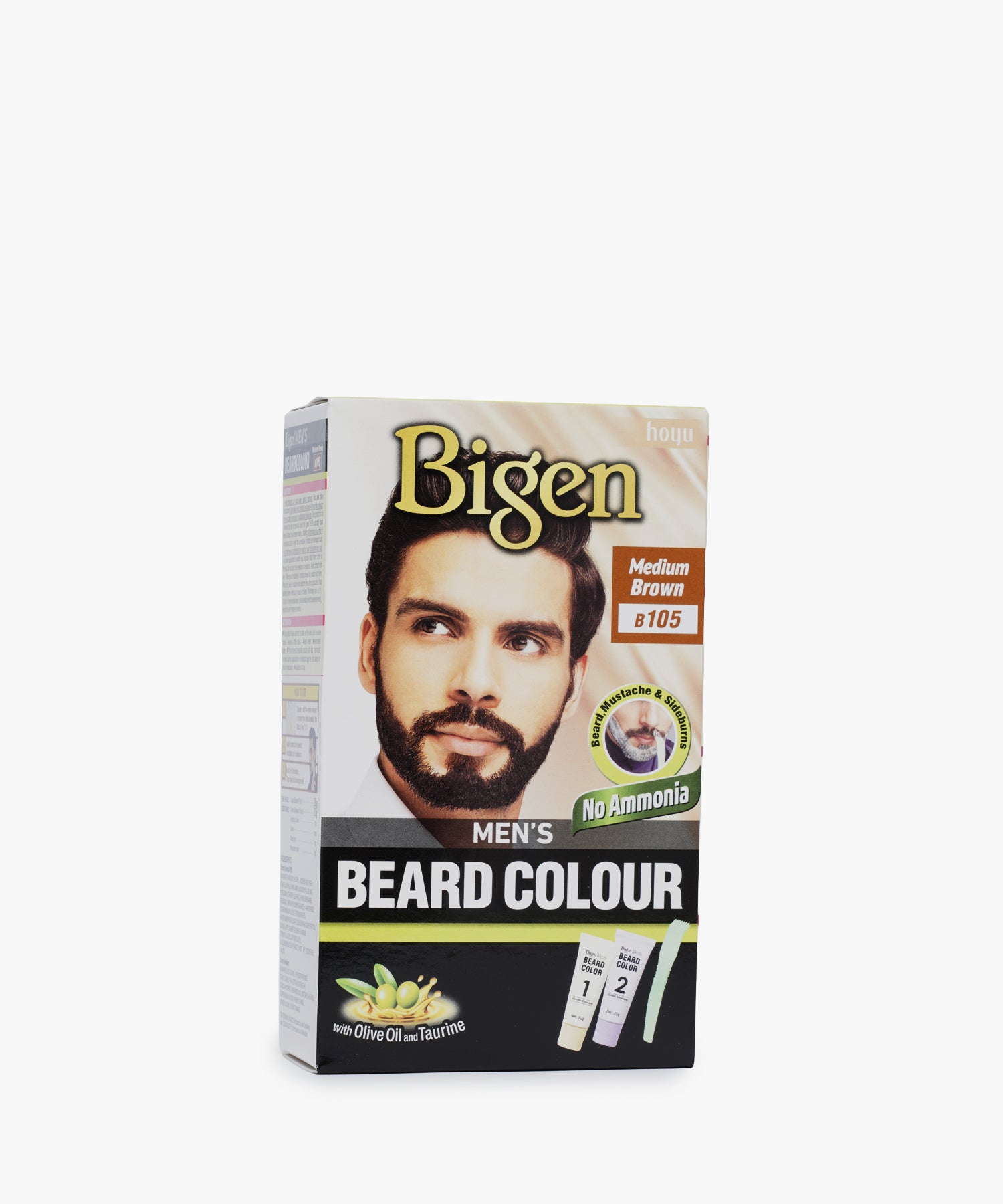 Bigen Men's Beard Colour #105 Medium Brown