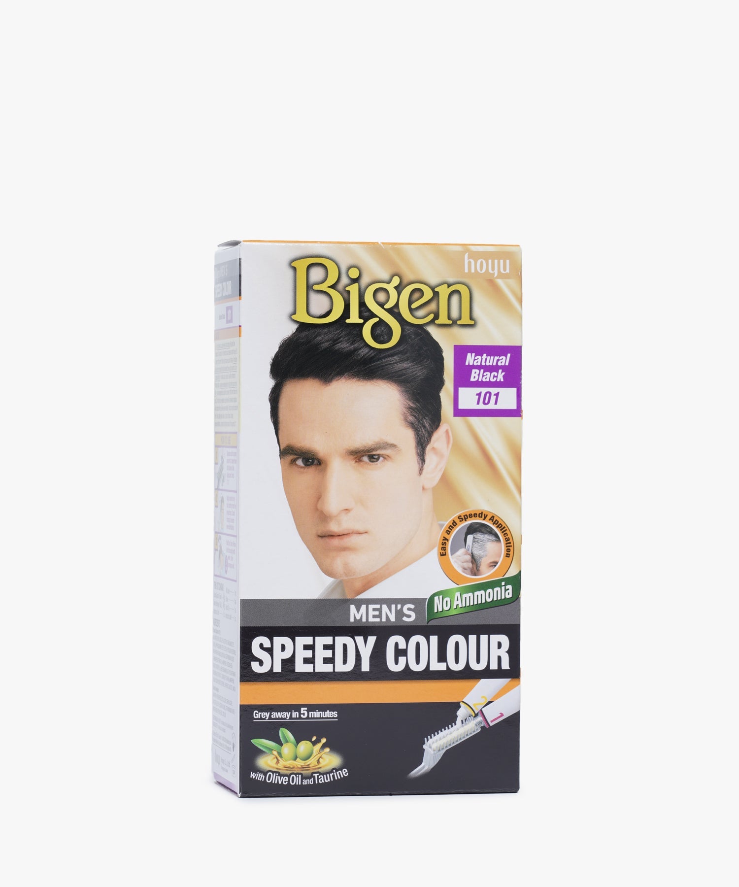 Bigen Men's Speedy Colour #101 Natural Black