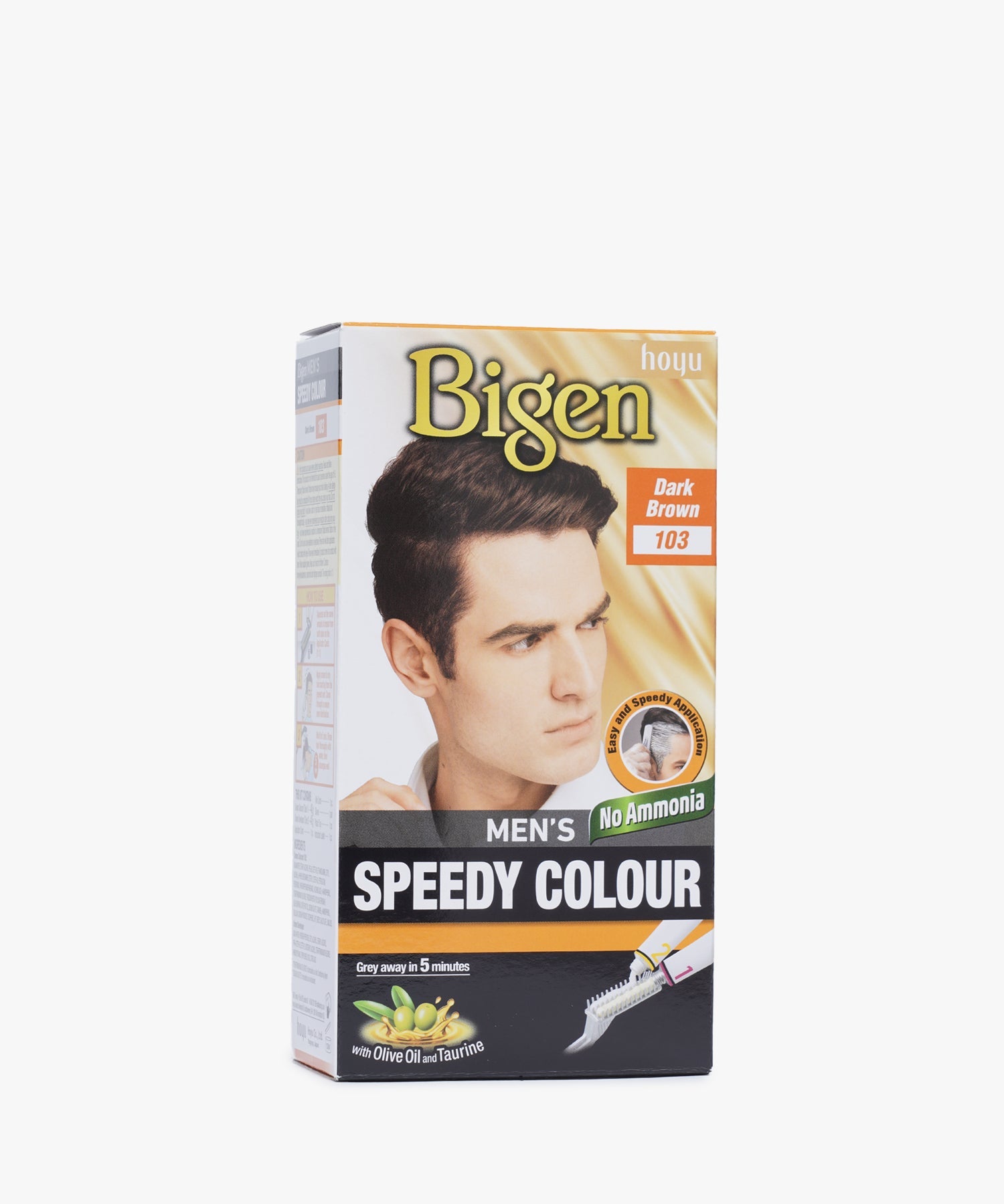Bigen Men's Speedy Colour #103 Dark Brown