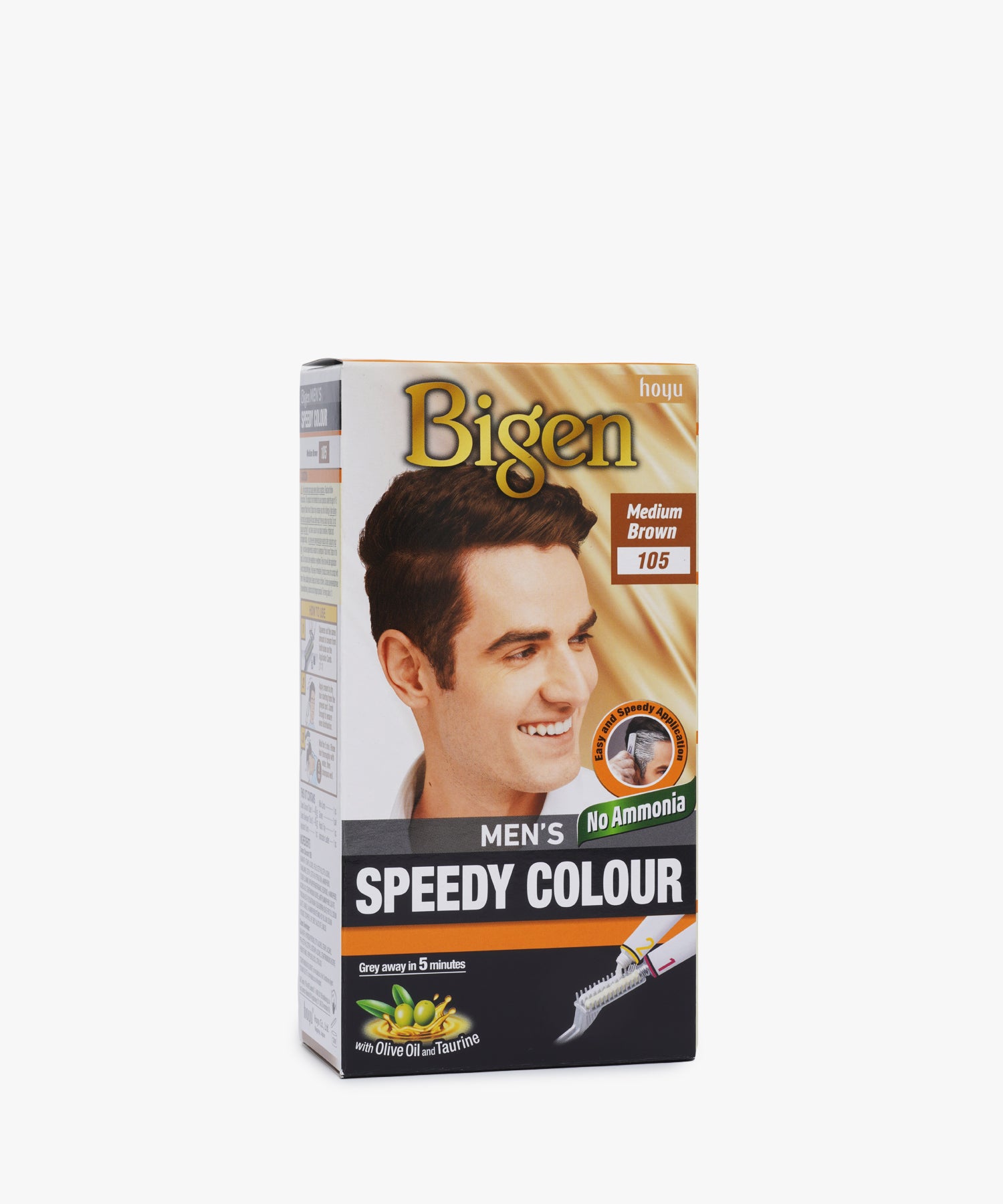 Bigen Men's Speedy Colour #105 Medium Brown