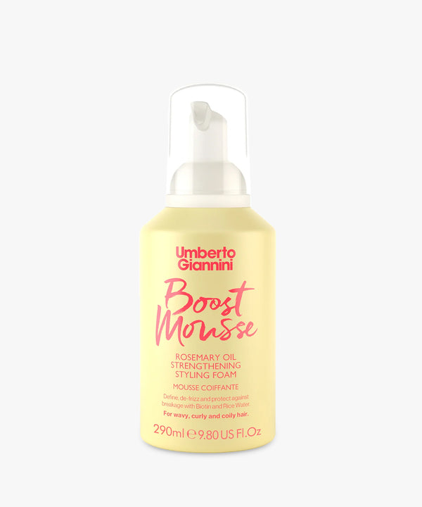 Umberto Giannini Boost Mousse (Rosemary Oil Strengthening Styling Foam) 290 ml
