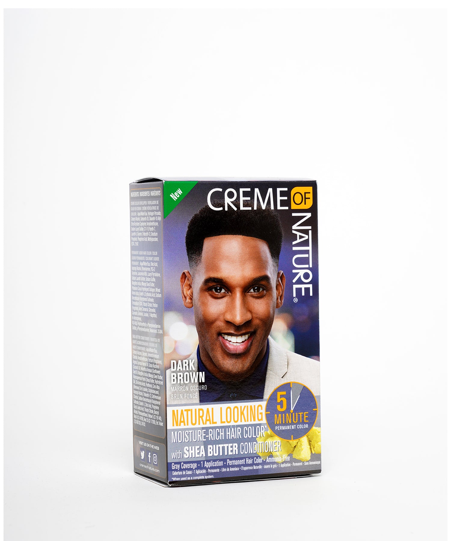 Creme Of Nature Natural Looking Moisture-Rich Hair Color #Dark Brown