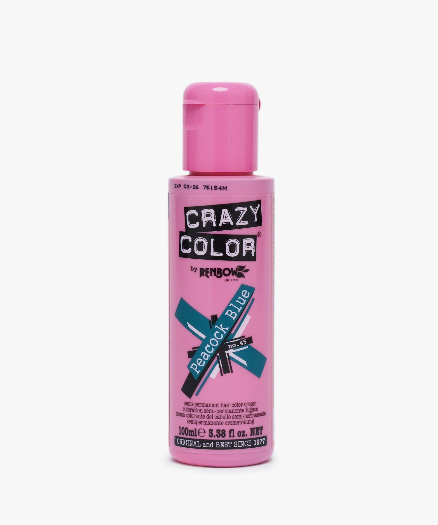 Crazy Color # 45 Peacock Blue 100 ml