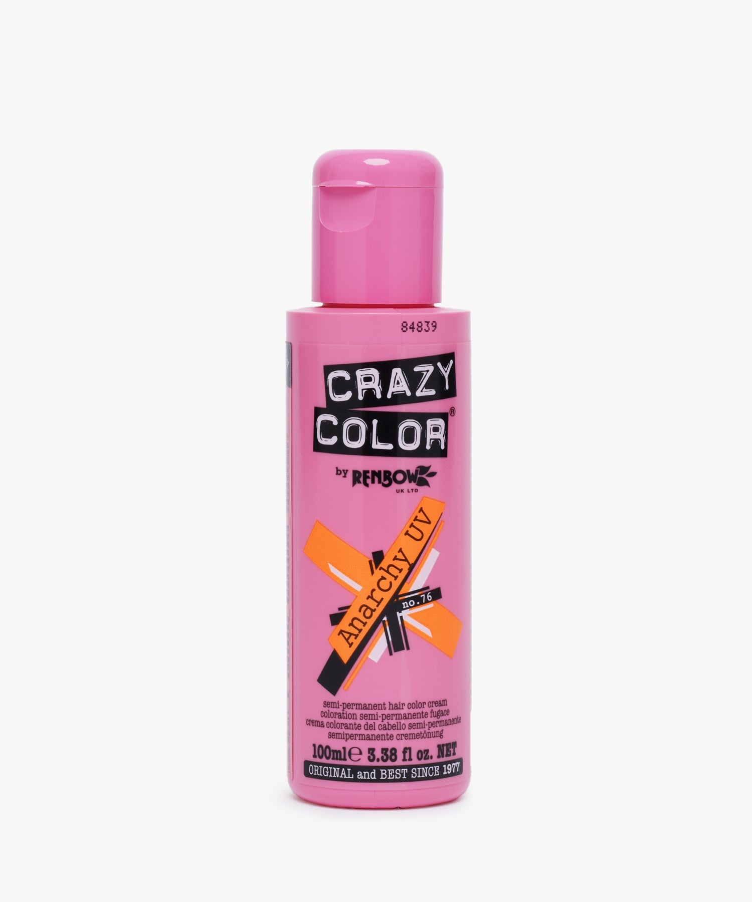 Crazy Color # 76 Anarchy UV (Neon Orange) 100 ml