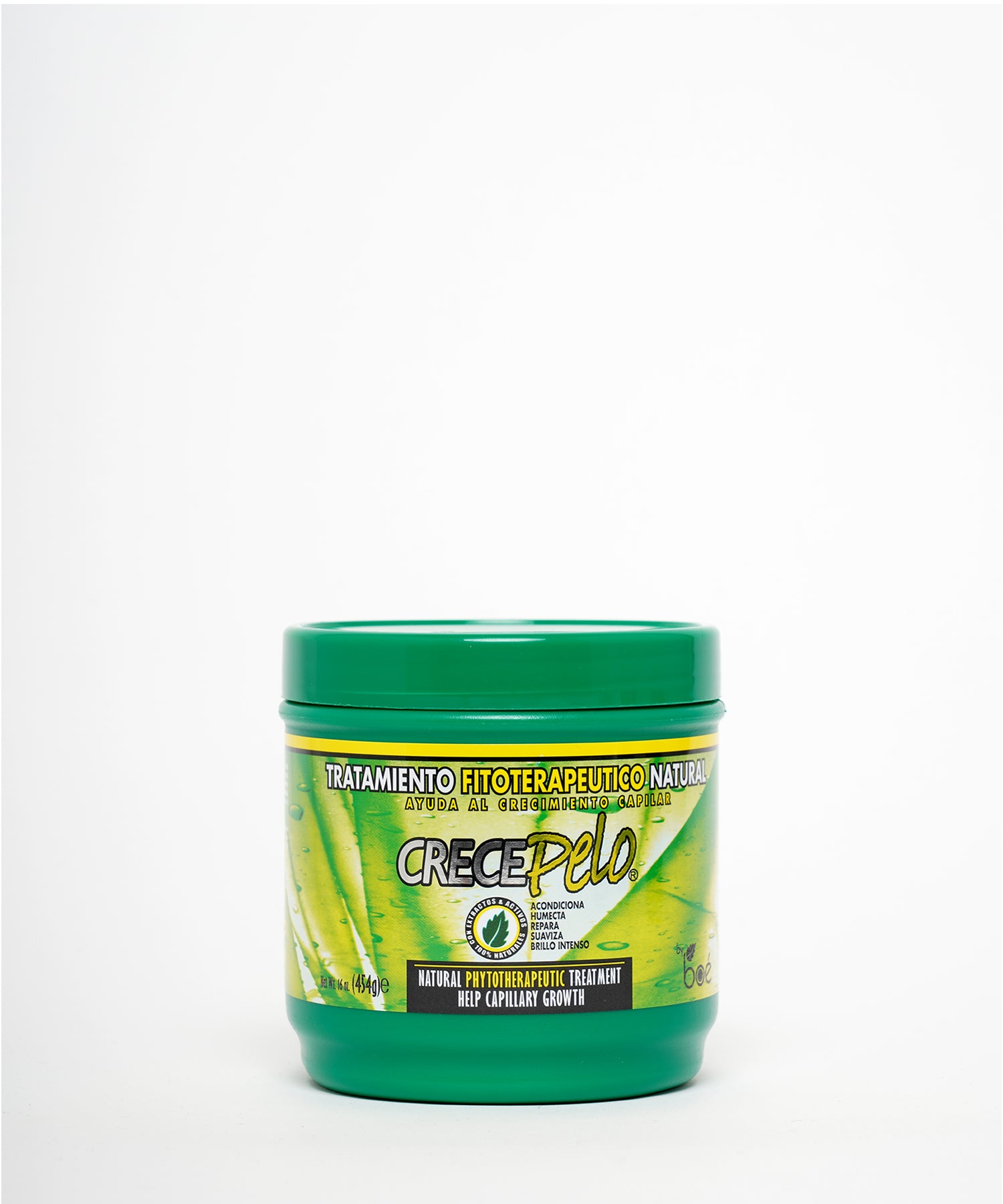 CrecePelo Tratamiento Fitoterapeutico Natural (Natural Phytotherapetuic Treatment) 454 gr.
