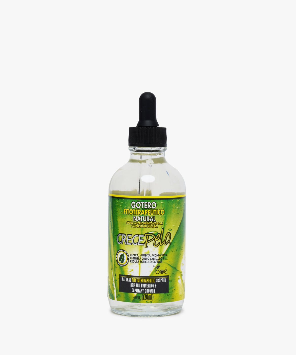 CrecePelo Gotero Fitoterapeutico Natural (Natural Phytotherapeutic Dropper) 120 ml