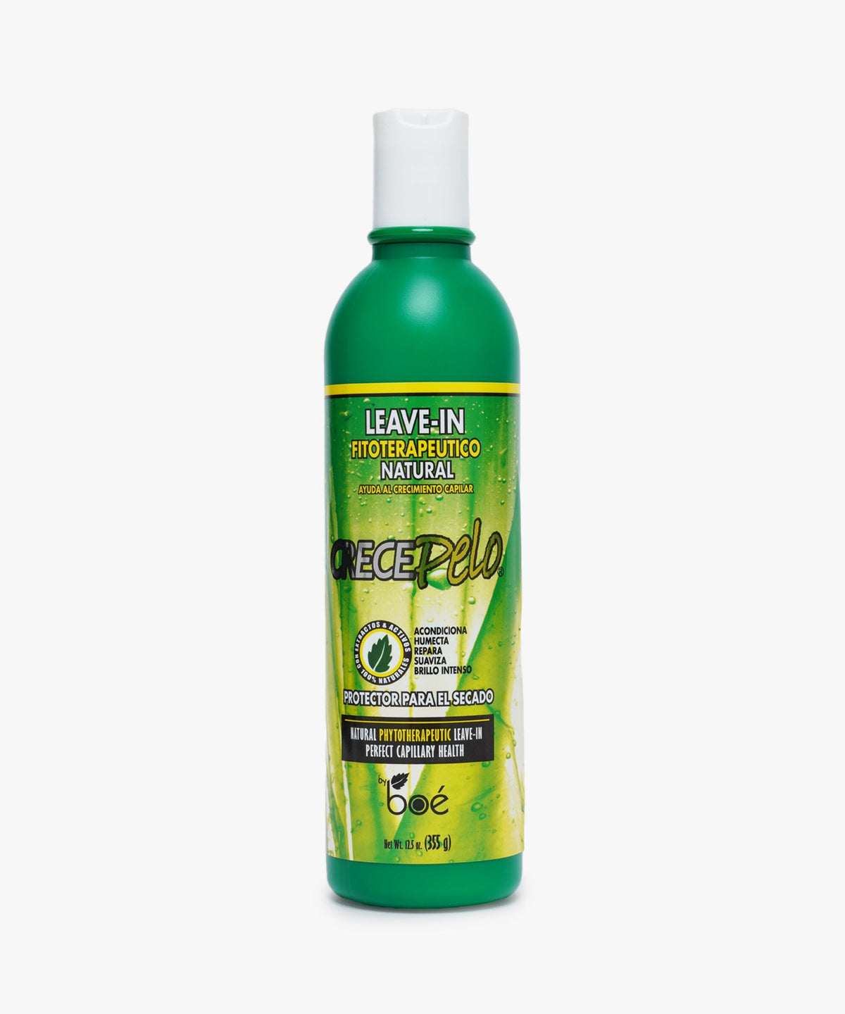 CrecePelo Leave-In Fitoterapeutico Natural (Natural Phytotherapeutic Leave-In) 355 gr.