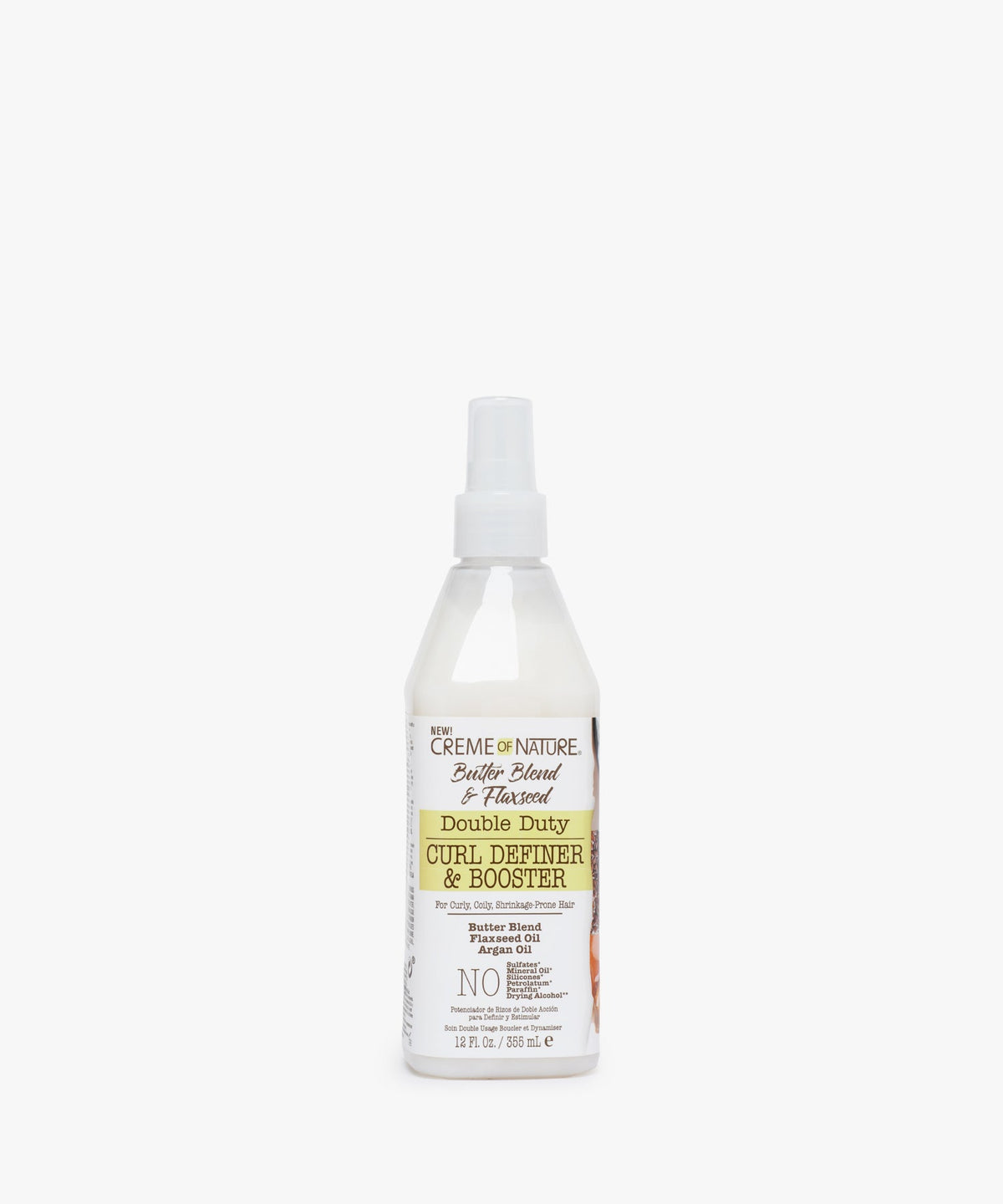 Creme Of Nature Butter Blend & Flaxseed Double Duty Curl Definer & Booster 355 ml