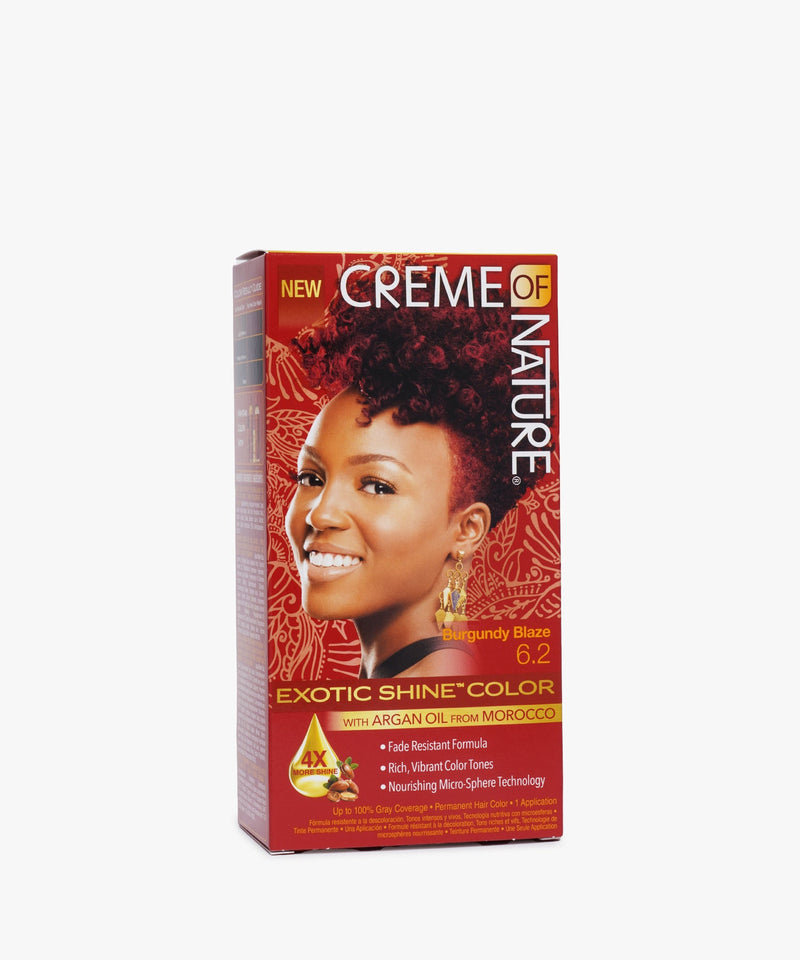 Creme Of Nature Exotic Shine Color #6.2 Burgundy Blaze