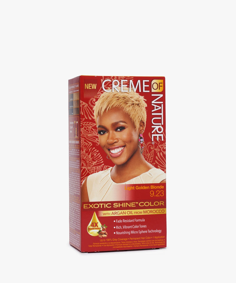 Creme Of Nature Exotic Shine Color #9.23 Light Golden Blonde