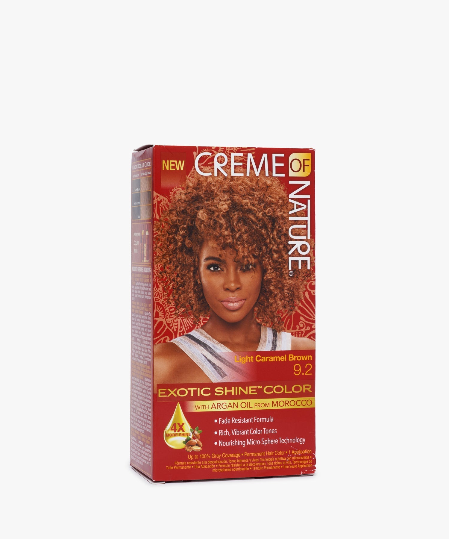 Creme Of Nature Exotic Shine Color #9.2 Light Caramel Brown